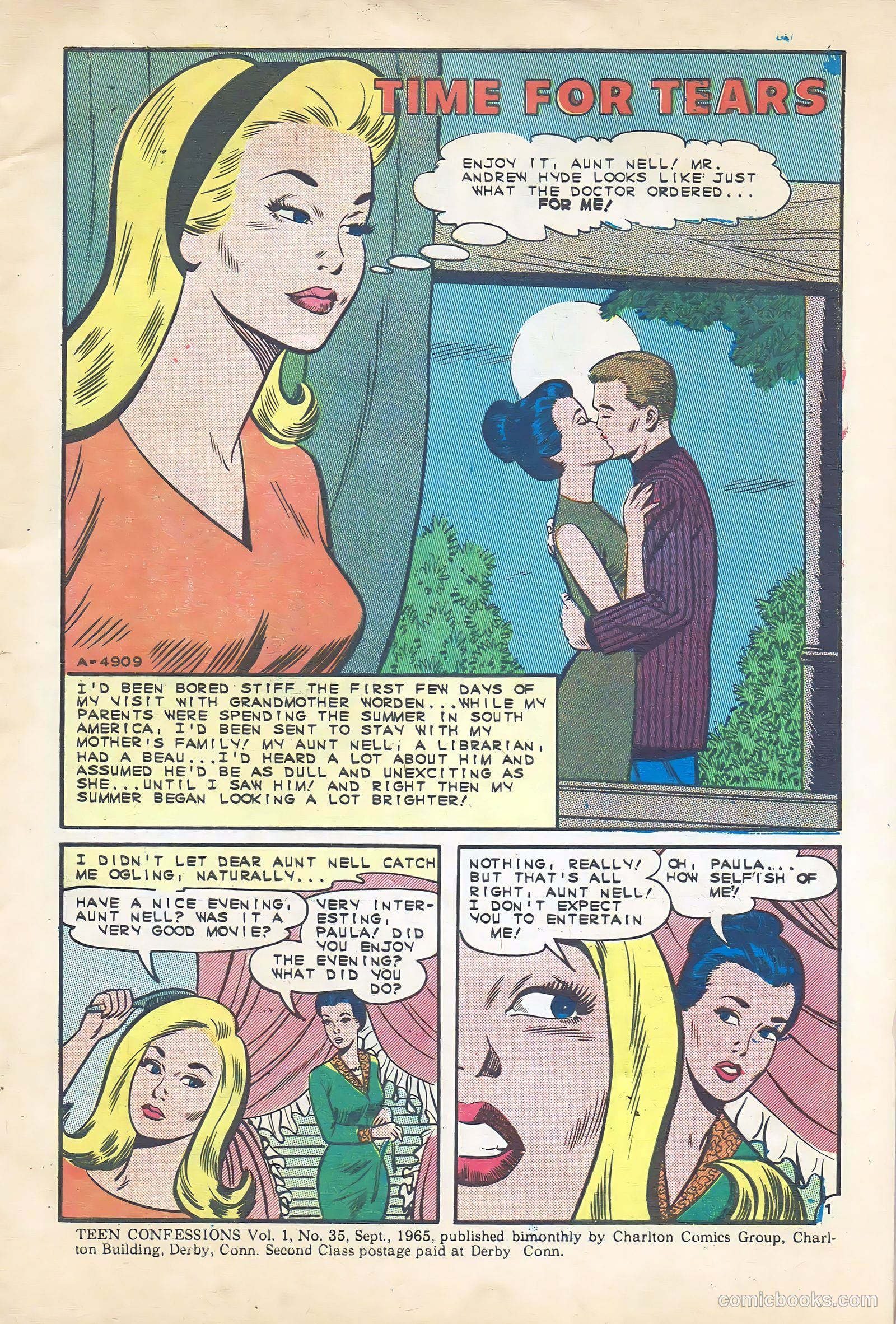 Teen Confessions #35 (1965) — page 3 of 36