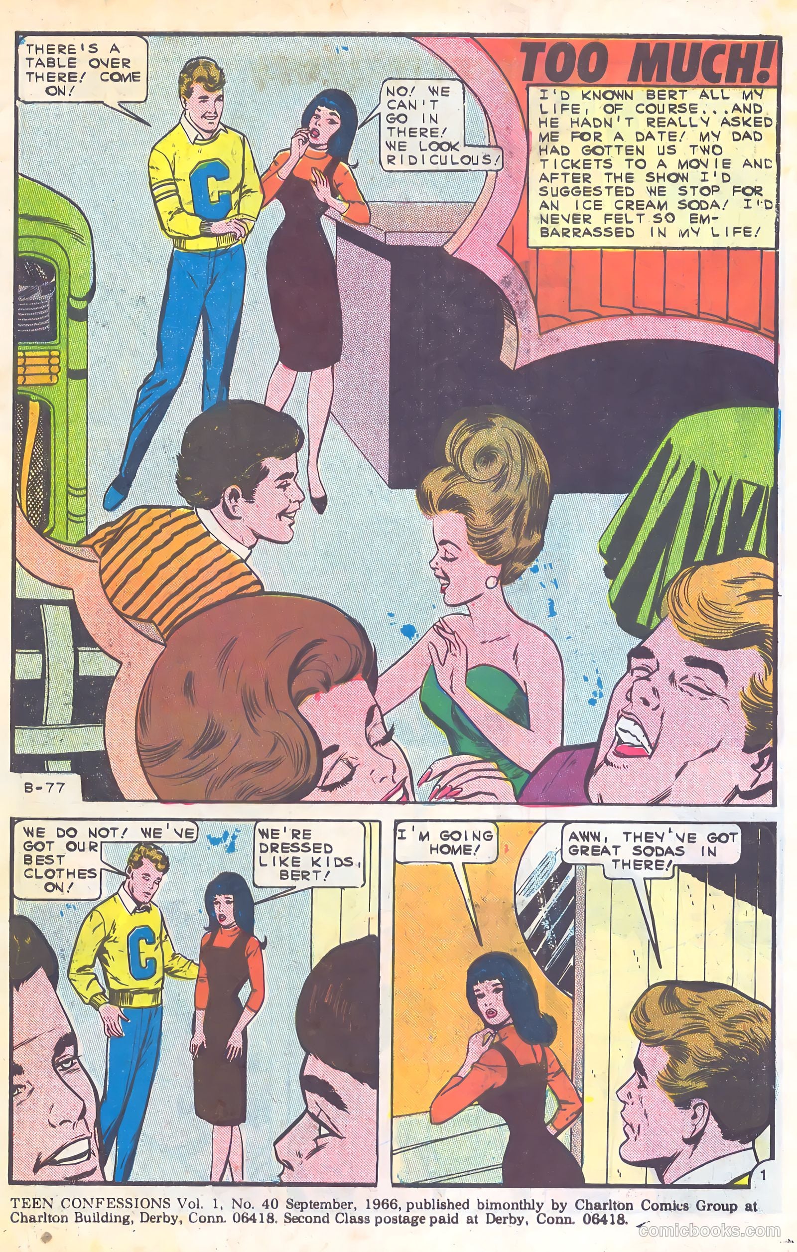 Teen Confessions #40 (1966) — page 3 of 36