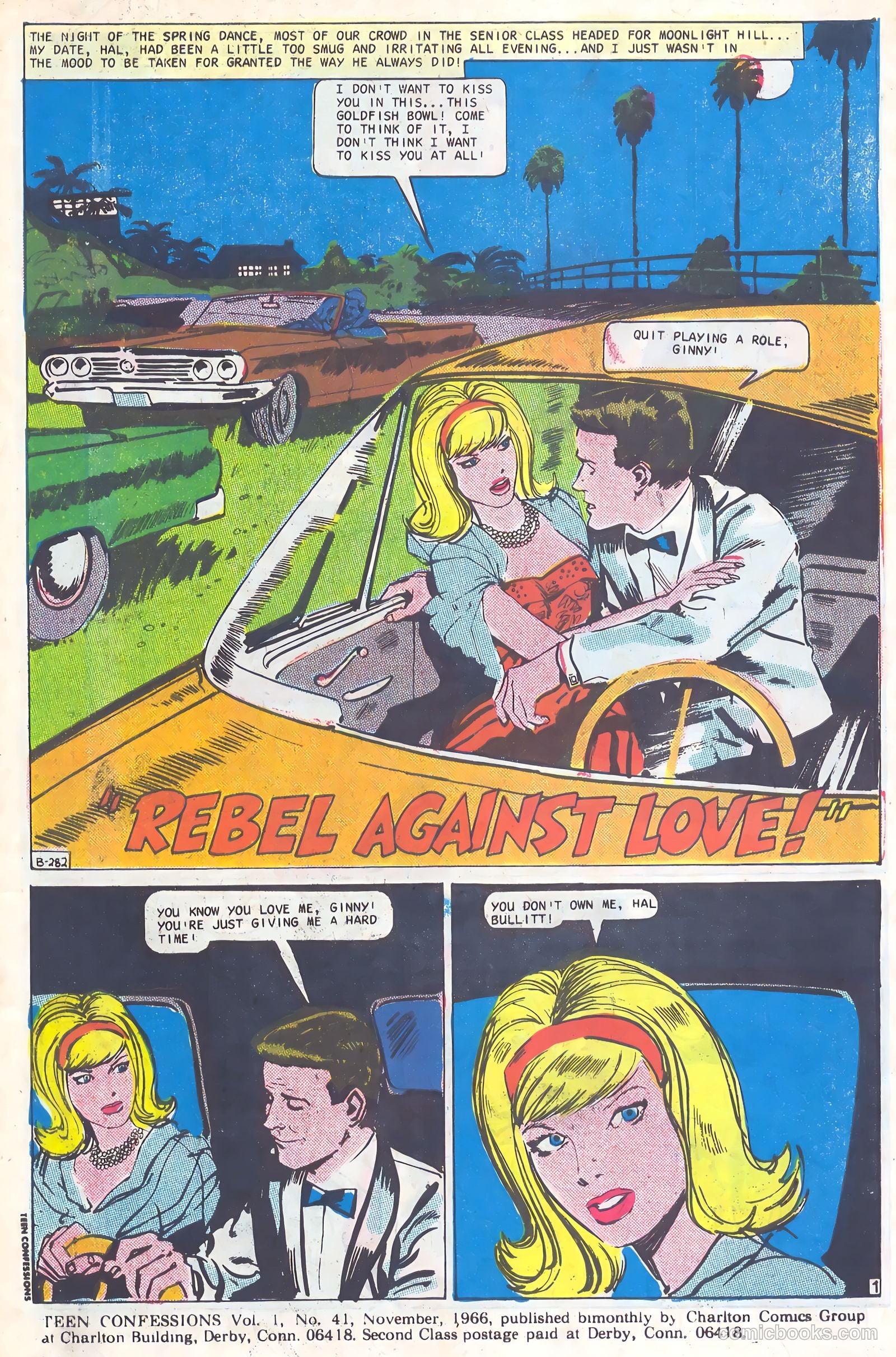 Teen Confessions #41 (1966) — page 3 of 36