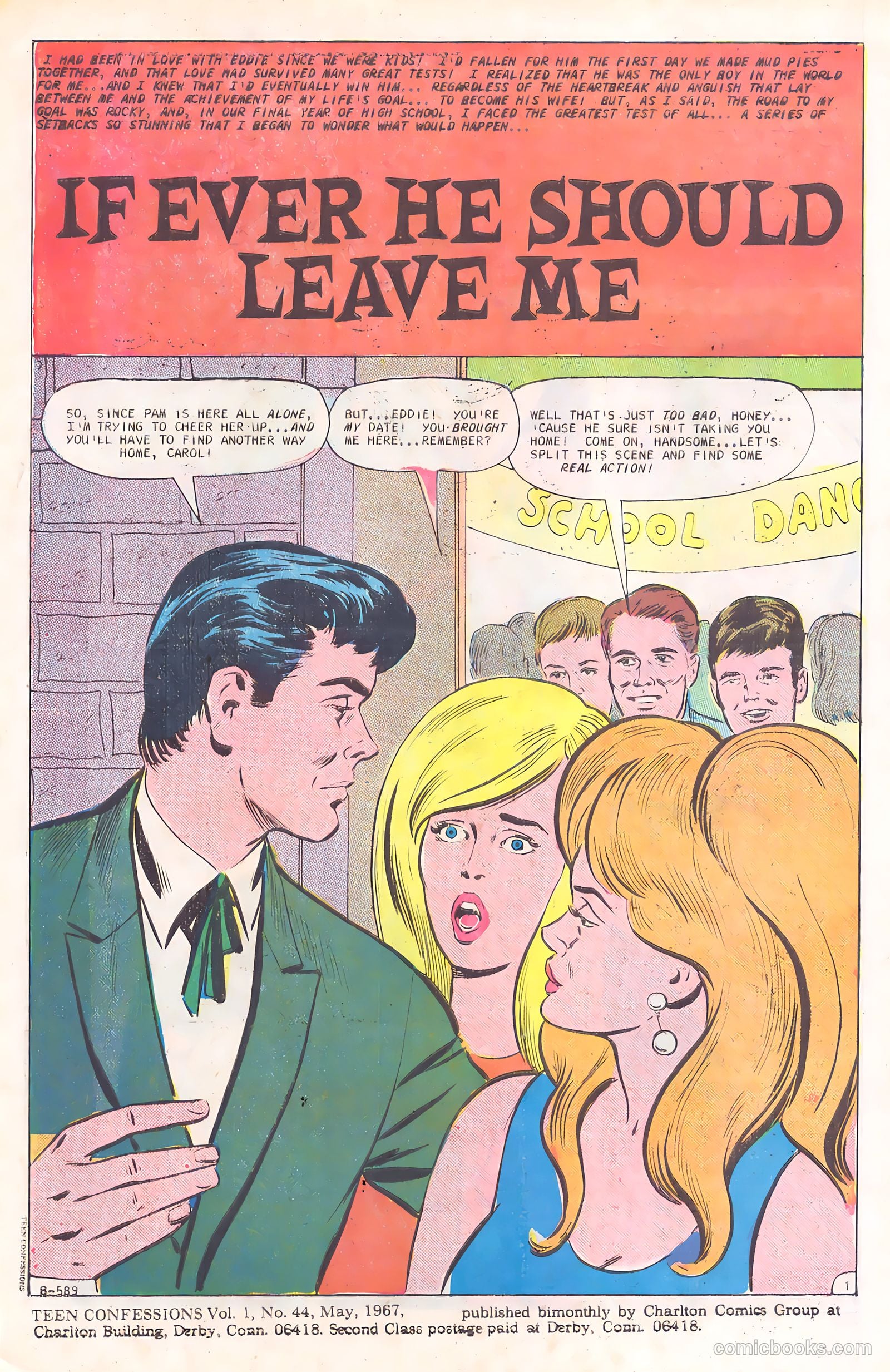 Teen Confessions #44 (1967) — page 3 of 37