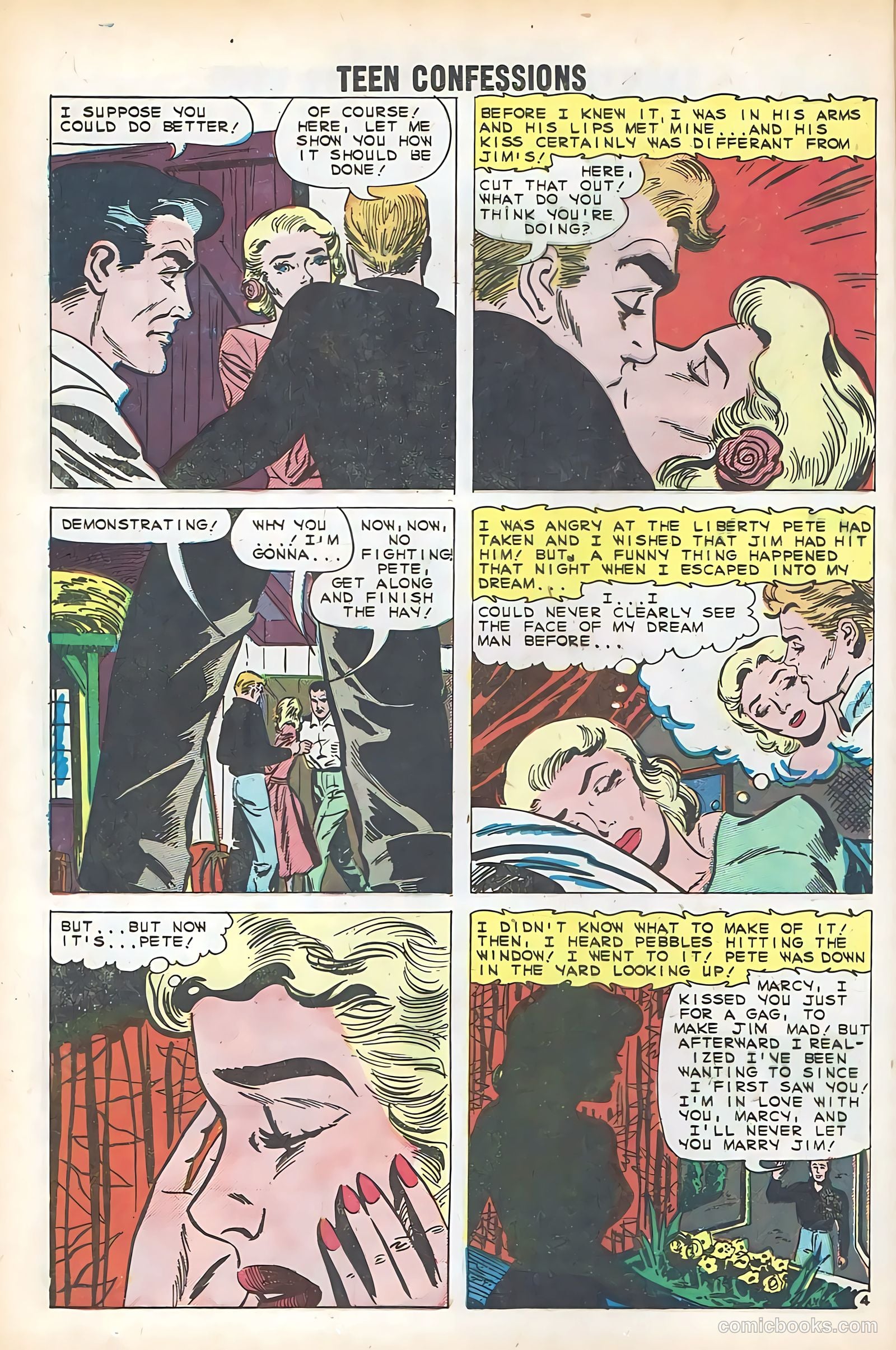 Teen Confessions #5 (1960) — page 12 of 36
