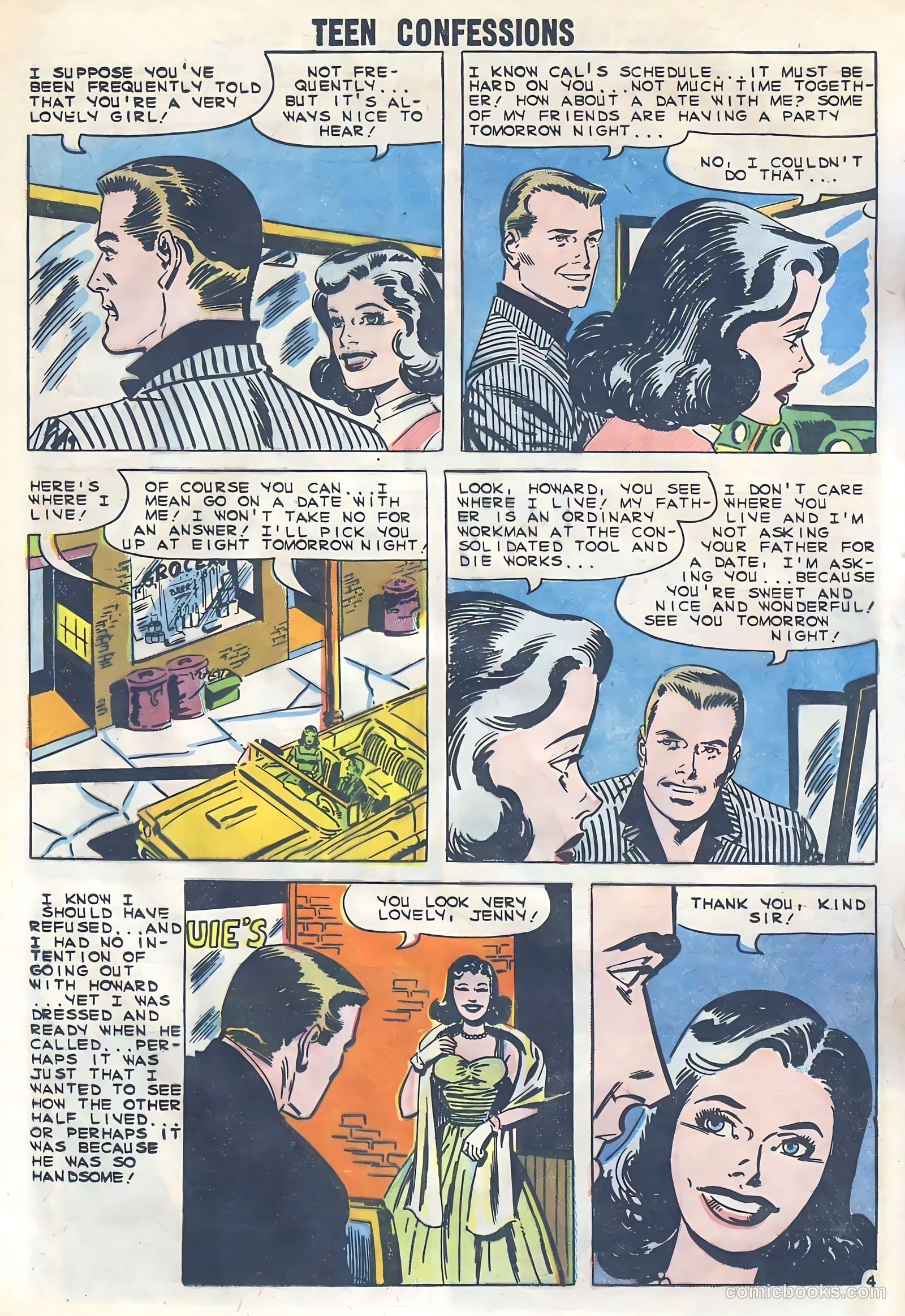 Teen Confessions #7 (1960) — page 20 of 36