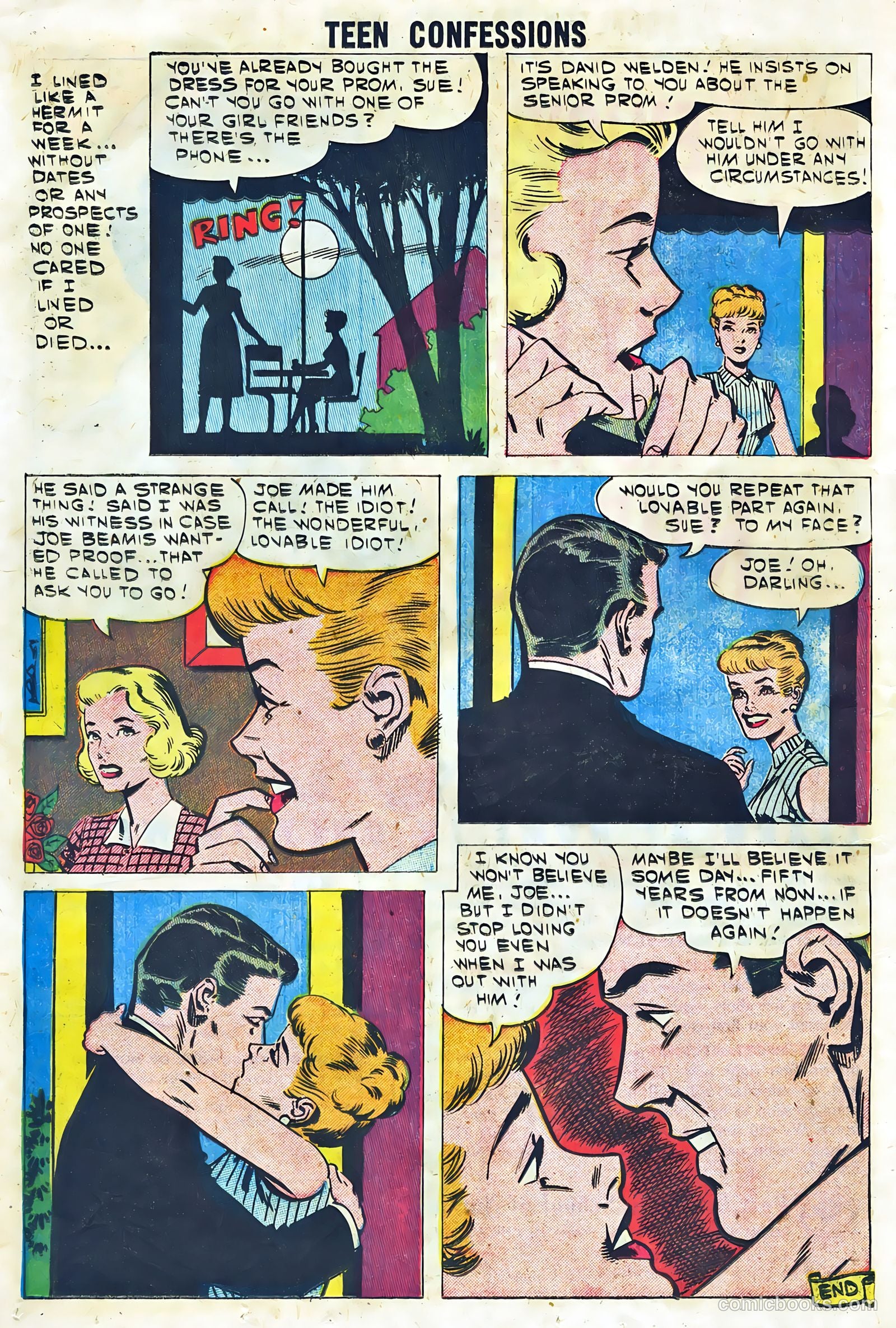 Teen Confessions #9 (1960) — page 16 of 36