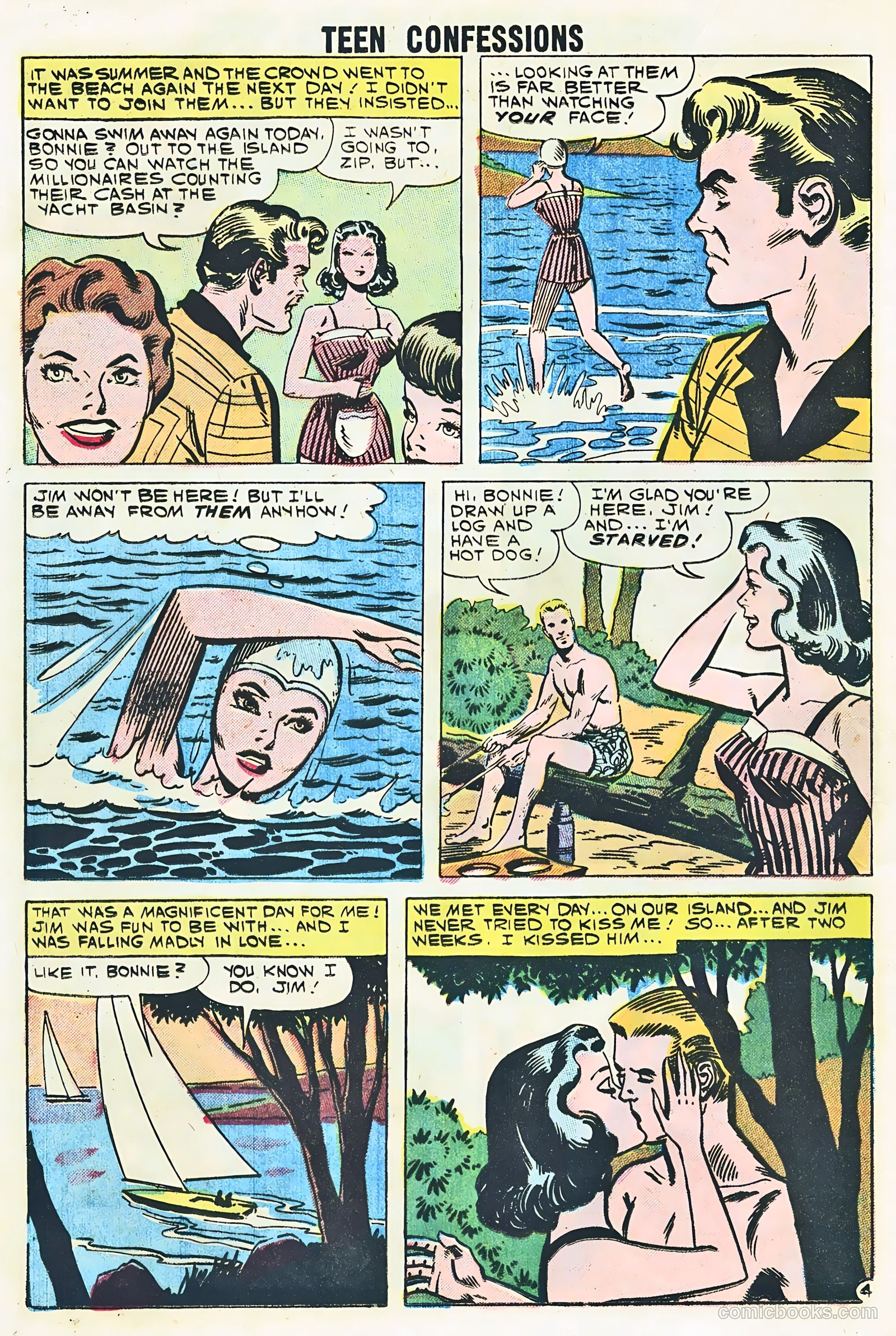Teen Confessions #9 (1960) — page 20 of 36