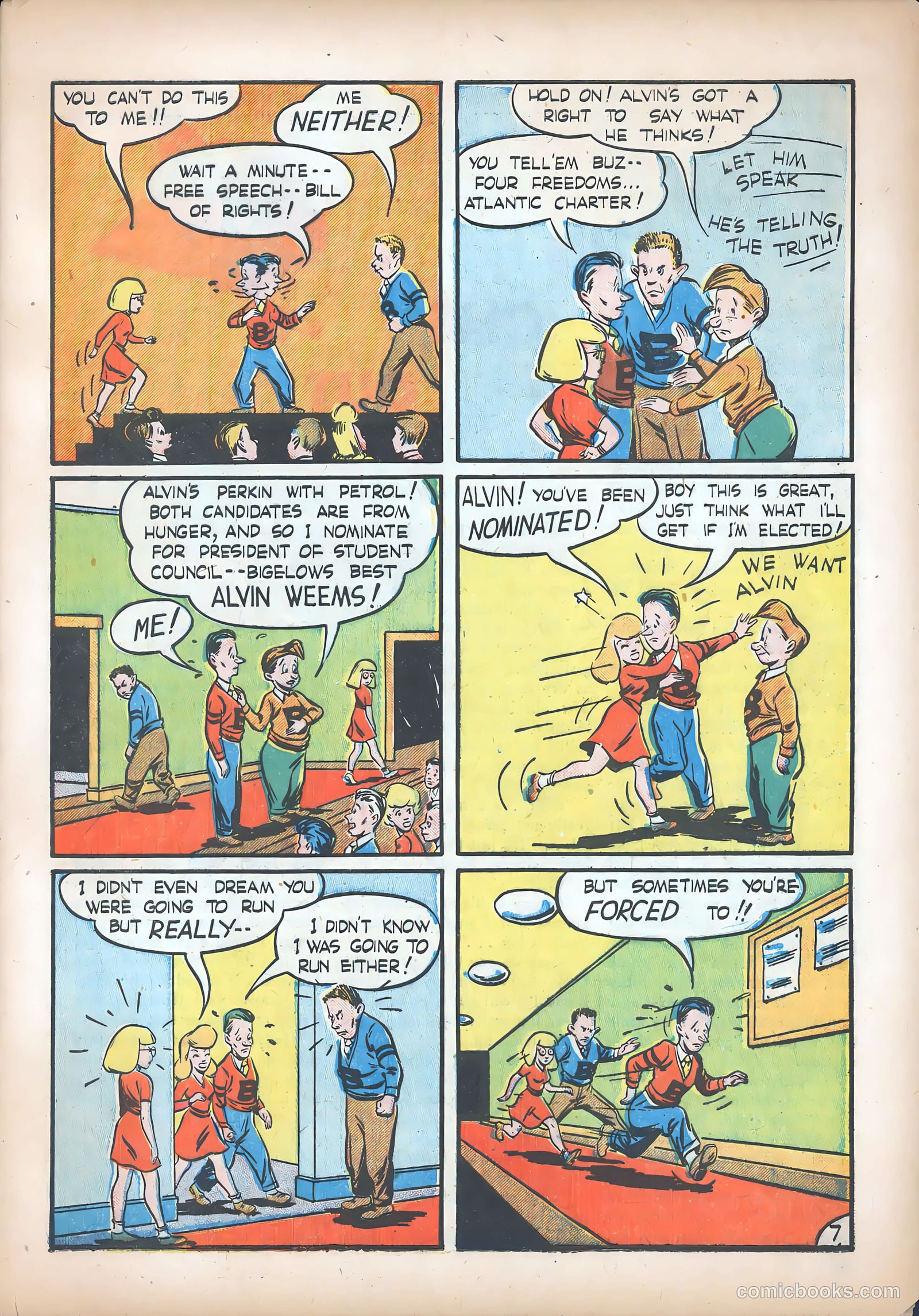 Teen Life Comics and Adventure #3 (1945) — page 9 of 51