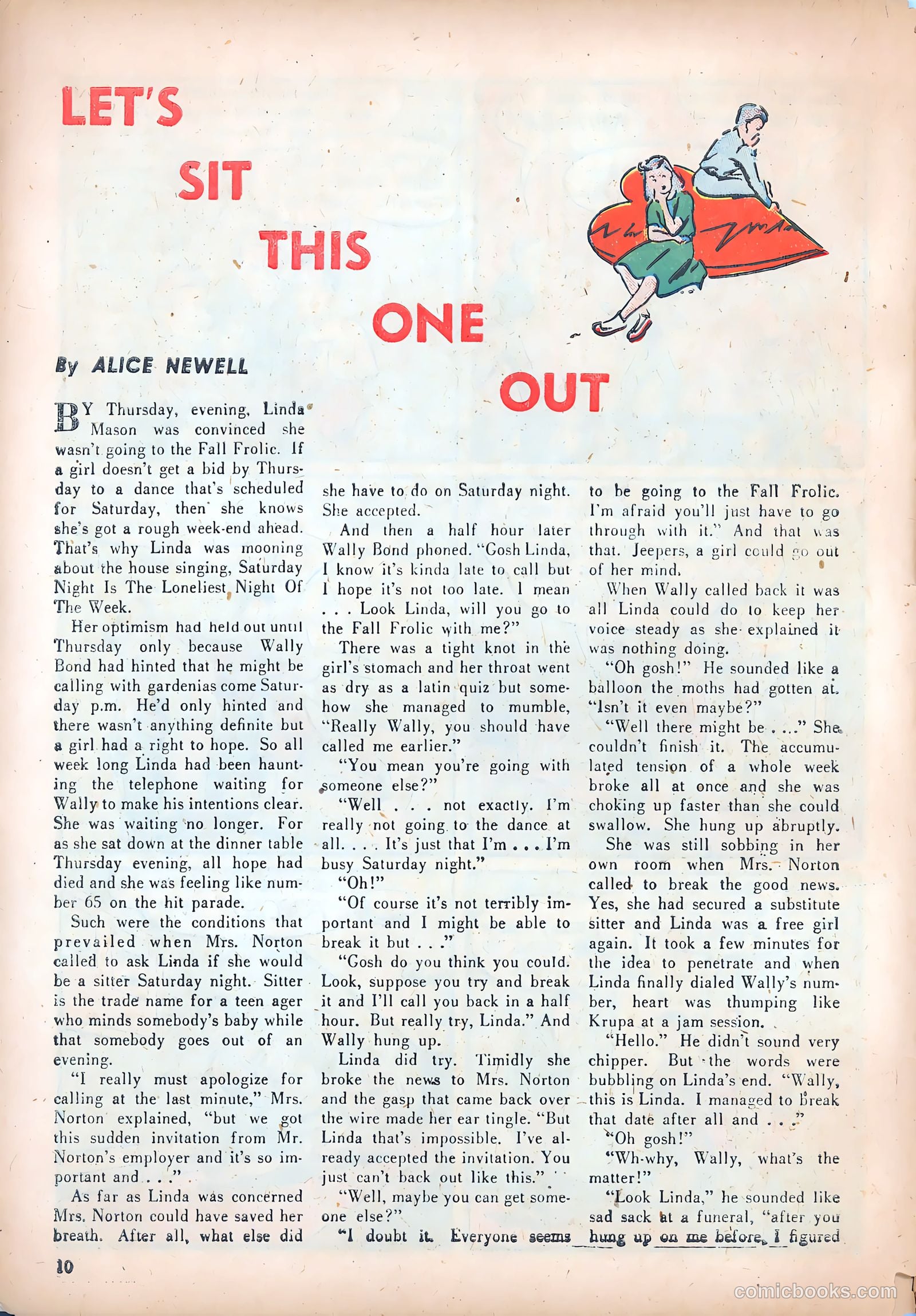 Teen Life Comics and Adventure #3 (1945) — page 10 of 51