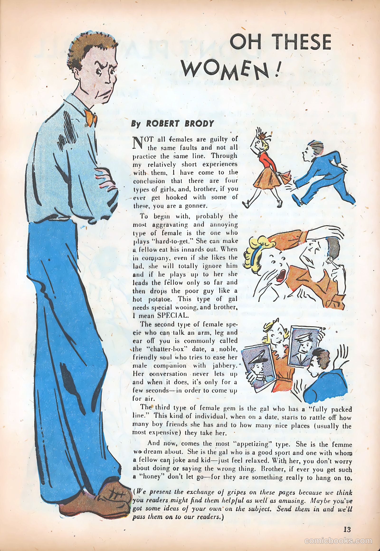 Teen Life Comics and Adventure #3 (1945) — page 13 of 51