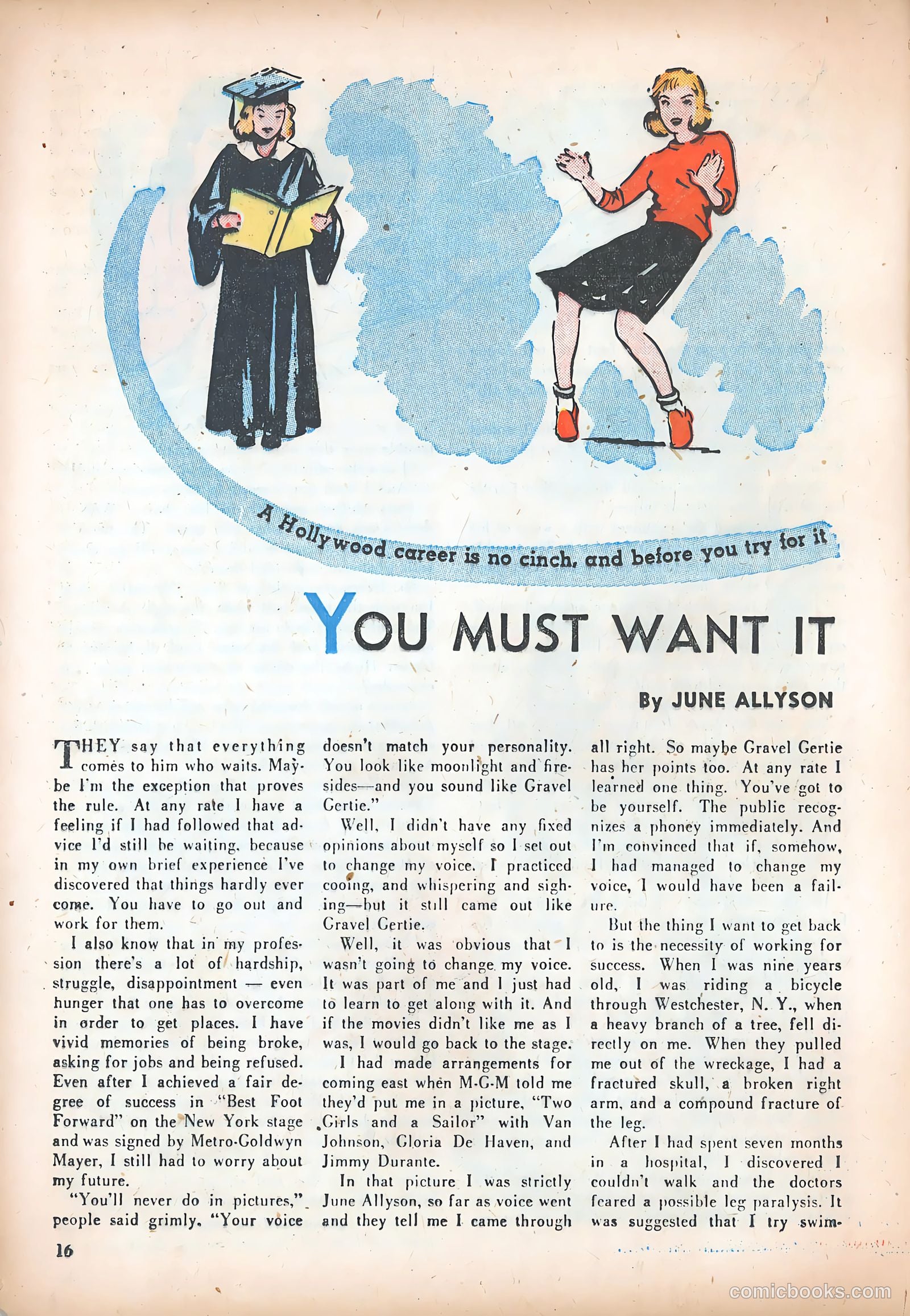 Teen Life Comics and Adventure #3 (1945) — page 16 of 51