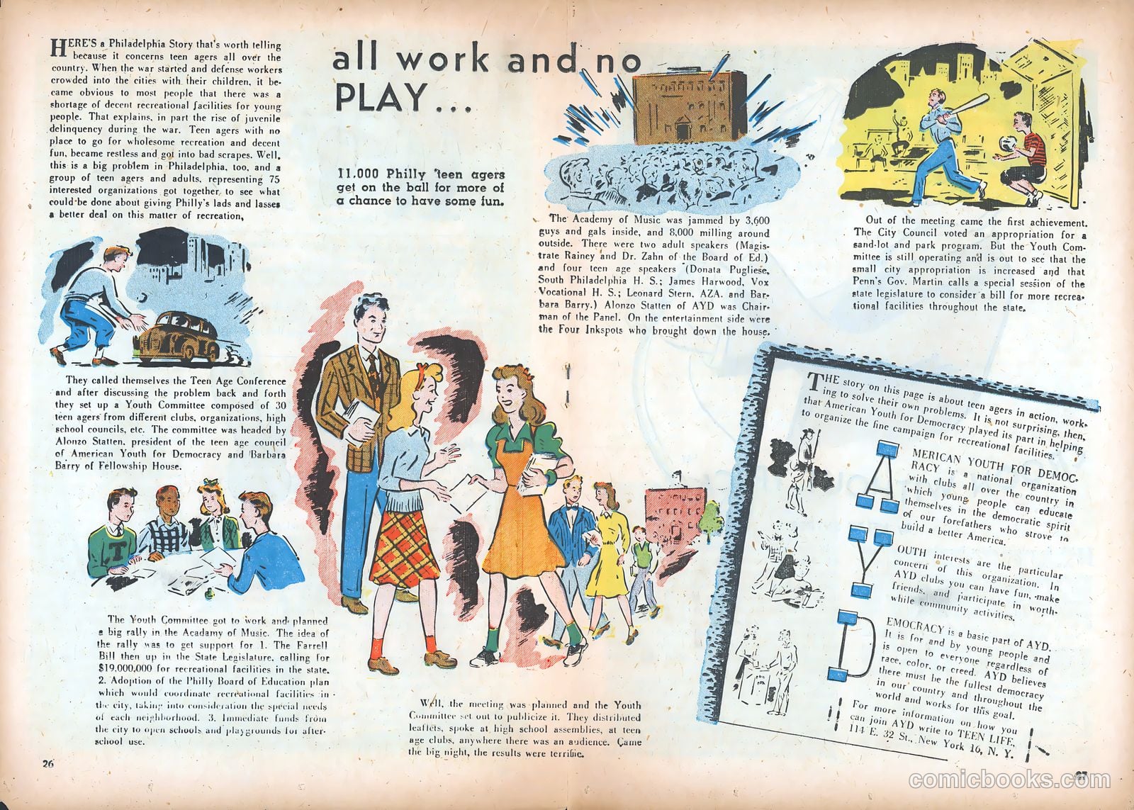 Teen Life Comics and Adventure #3 (1945) — page 26 of 51