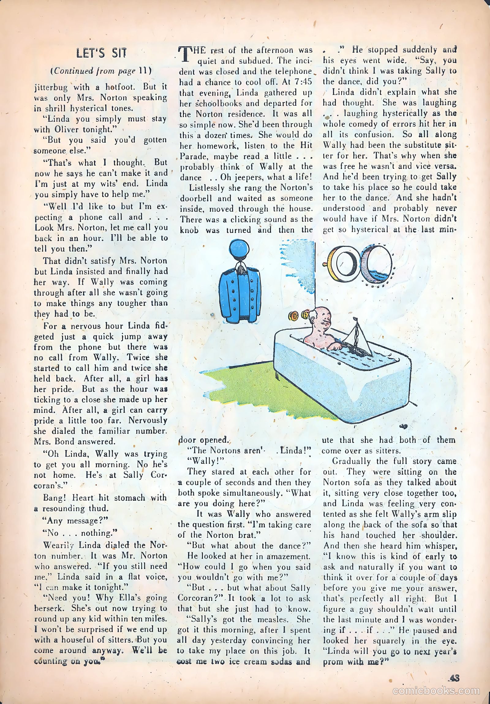 Teen Life Comics and Adventure #3 (1945) — page 42 of 51