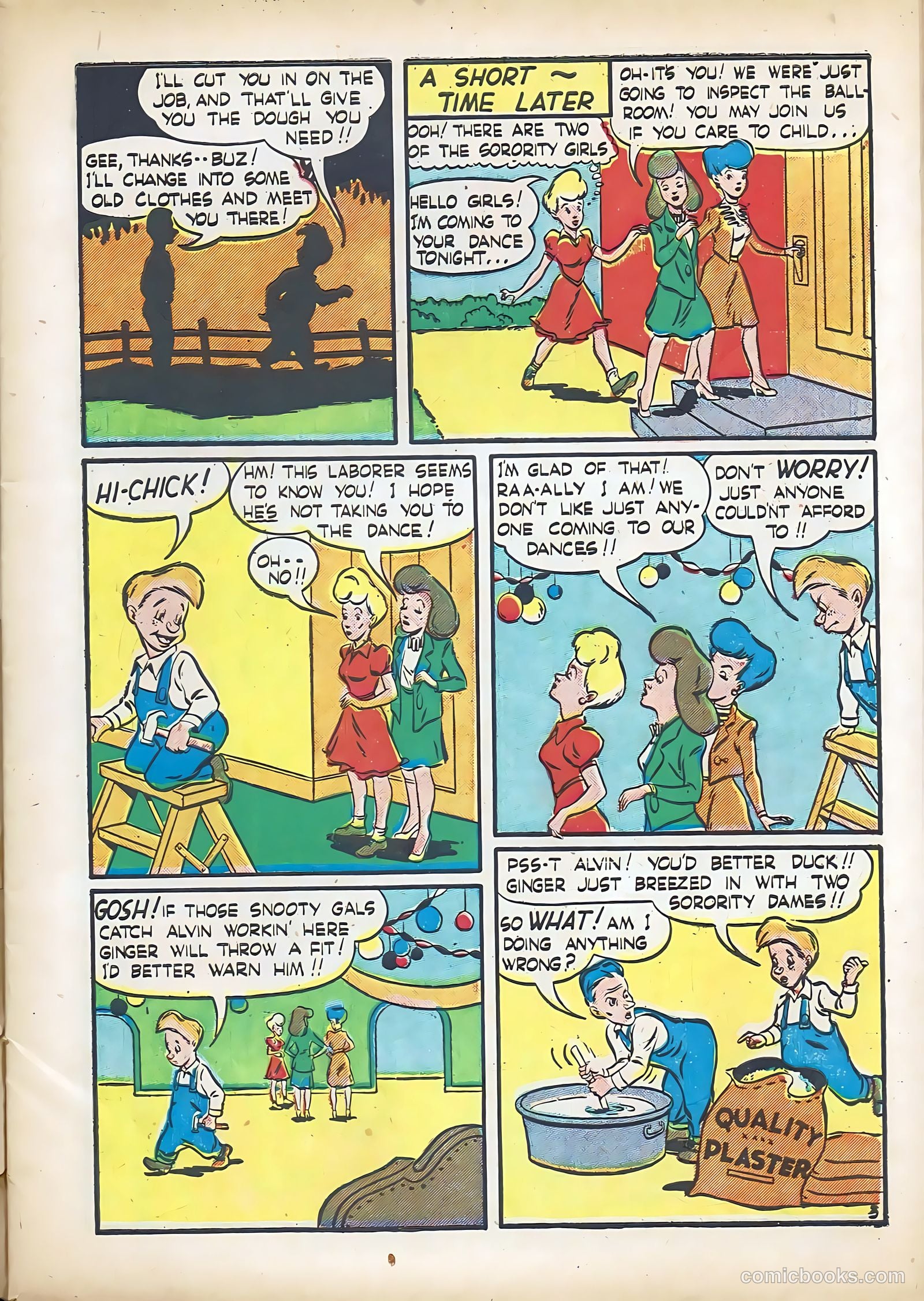 Teen Life Comics and Adventure #4 (1946) — page 5 of 56
