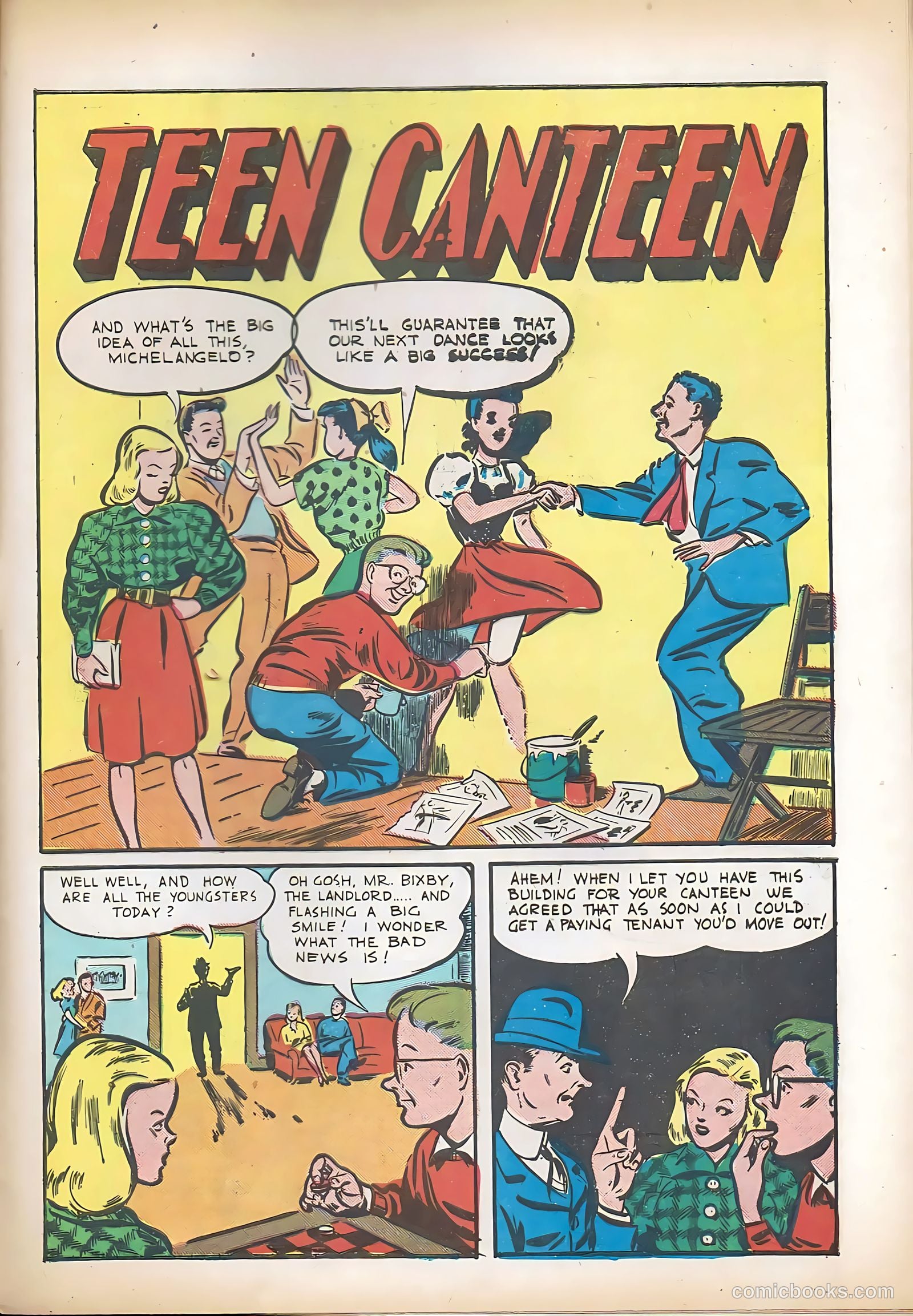 Teen Life Comics and Adventure #4 (1946) — page 49 of 56
