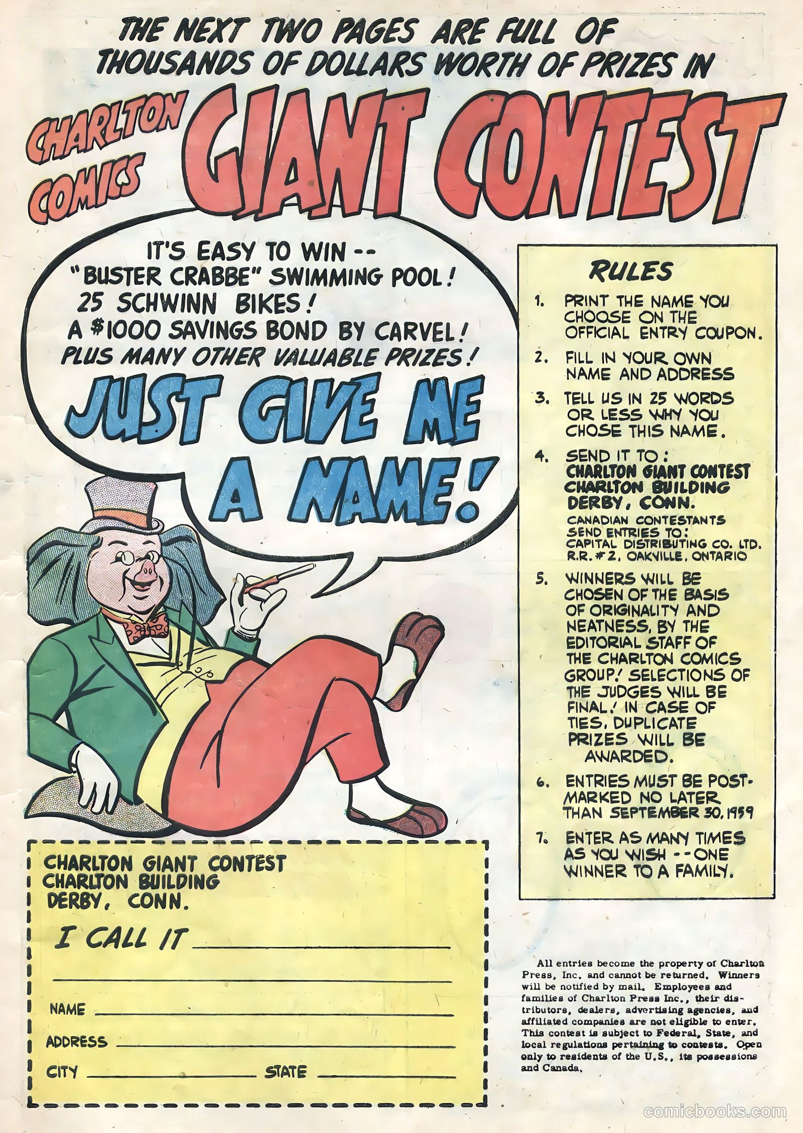 Teen Secret Diary #1 (1959) — page 9 of 36