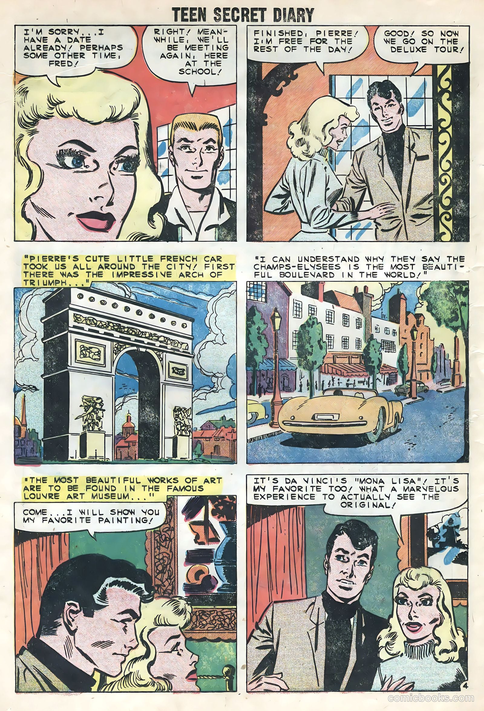 Teen Secret Diary #1 (1959) — page 16 of 36