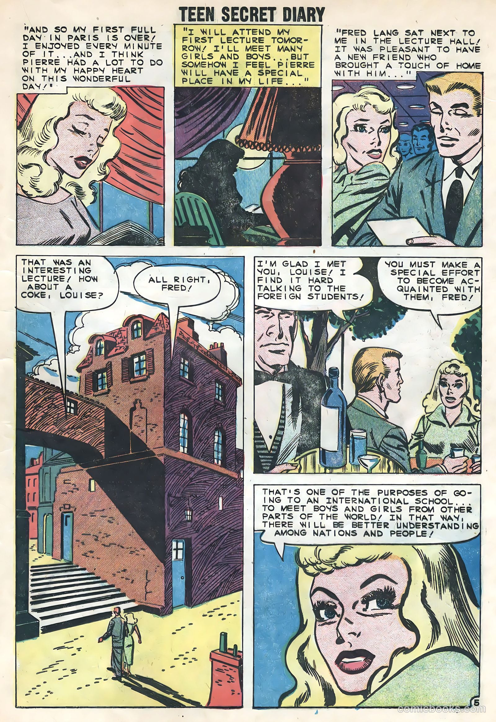 Teen Secret Diary #1 (1959) — page 17 of 36