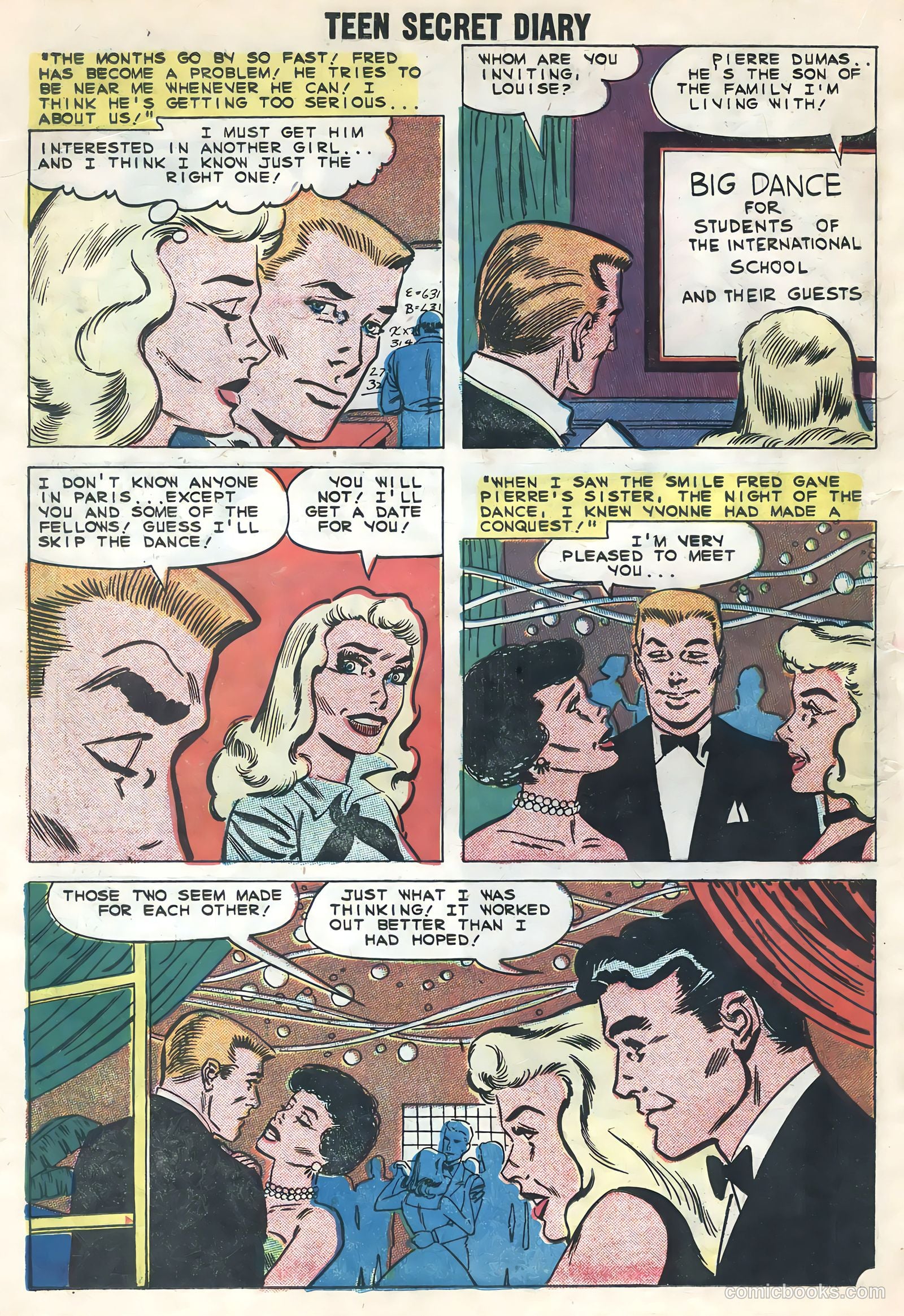 Teen Secret Diary #1 (1959) — page 18 of 36