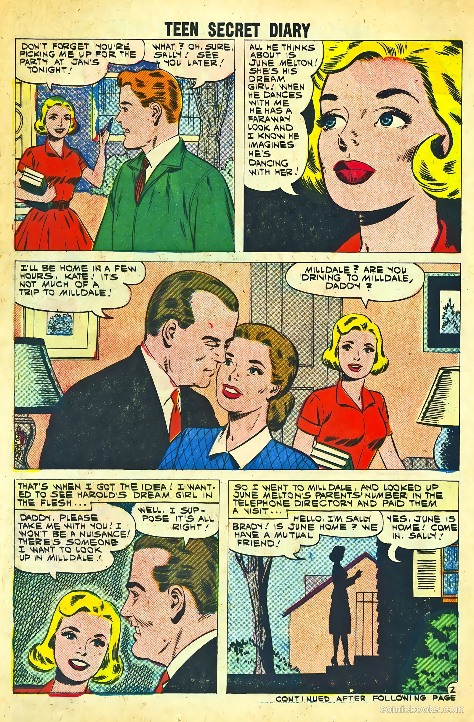 Teen Secret Diary #10 (1961) — page 14 of 36