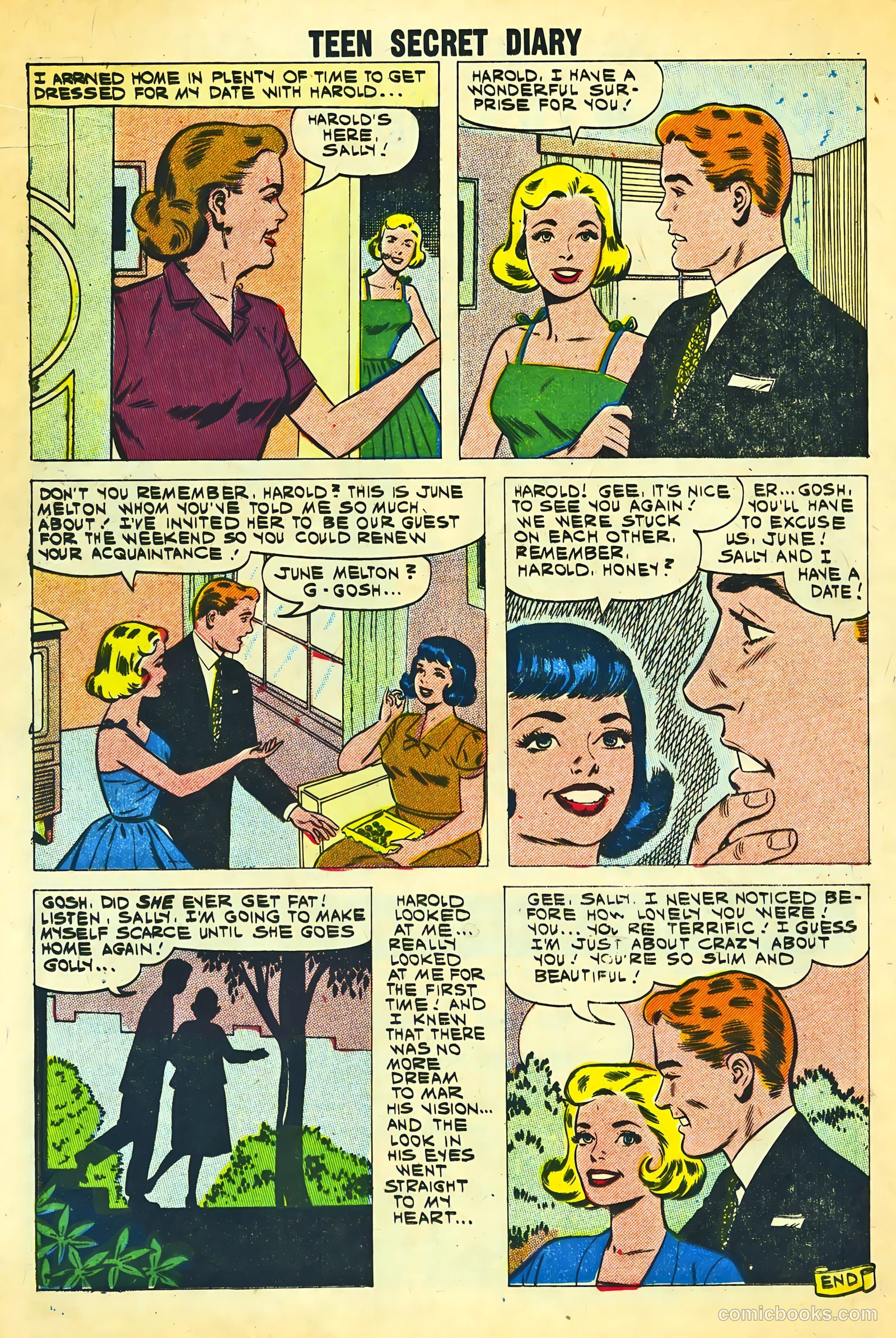 Teen Secret Diary #10 (1961) — page 16 of 36