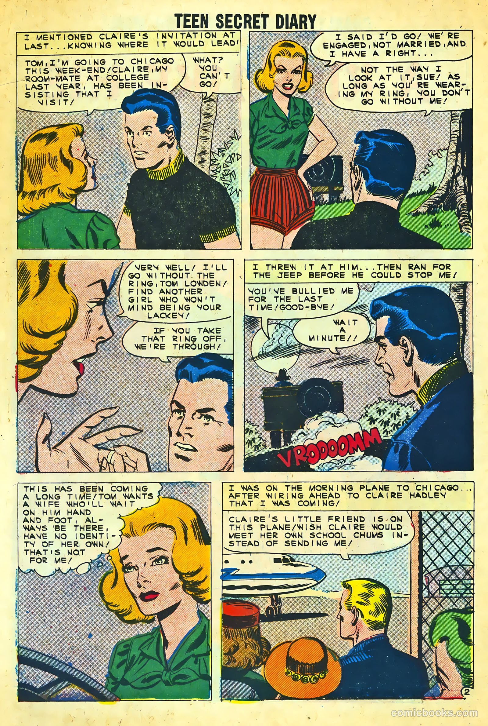 Teen Secret Diary #10 (1961) — page 18 of 36