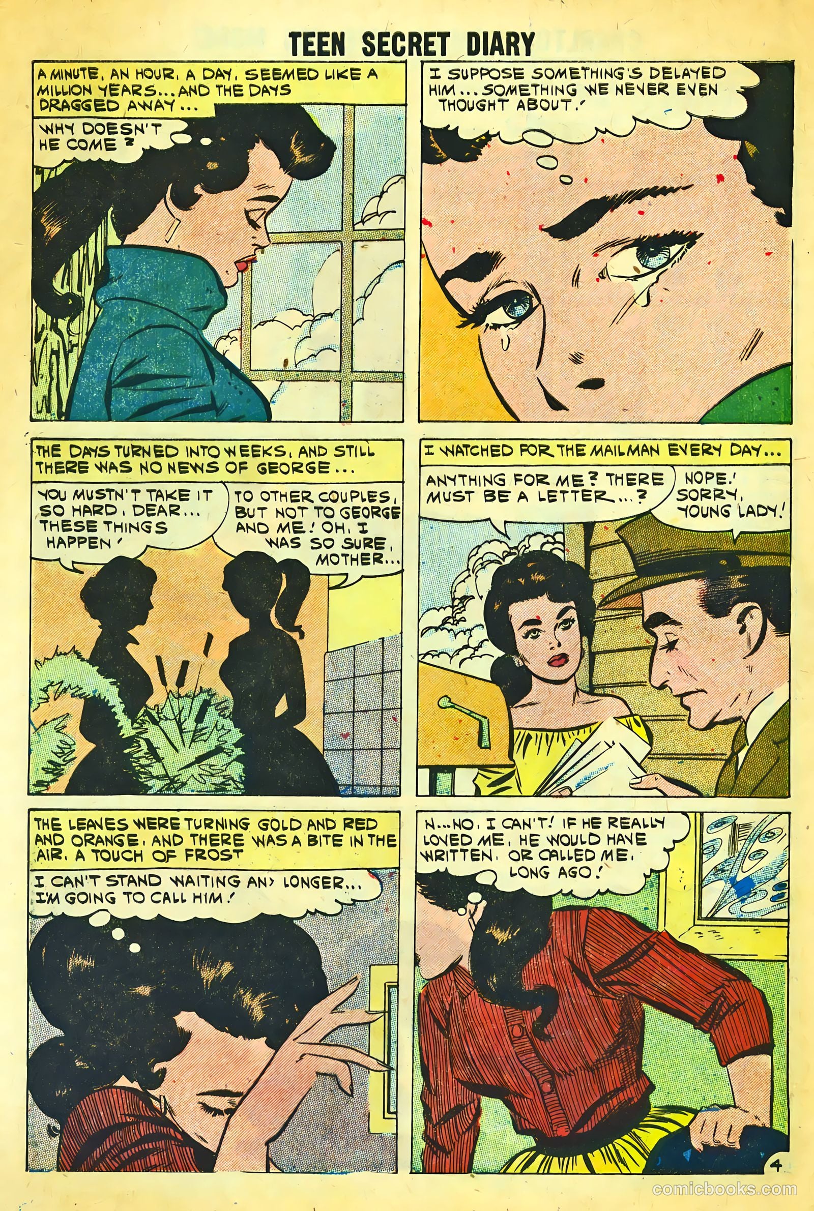Teen Secret Diary #10 (1961) — page 28 of 36