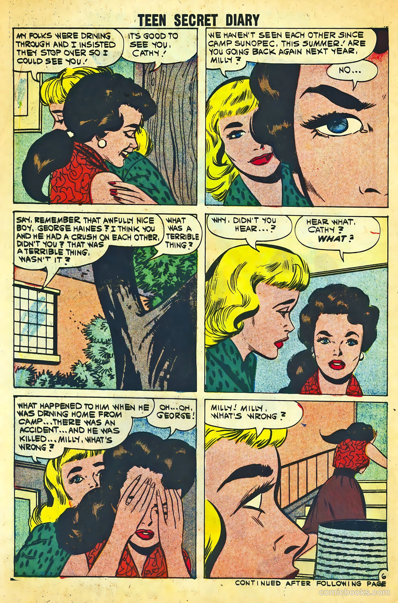 Teen Secret Diary #10 (1961) — page 30 of 36