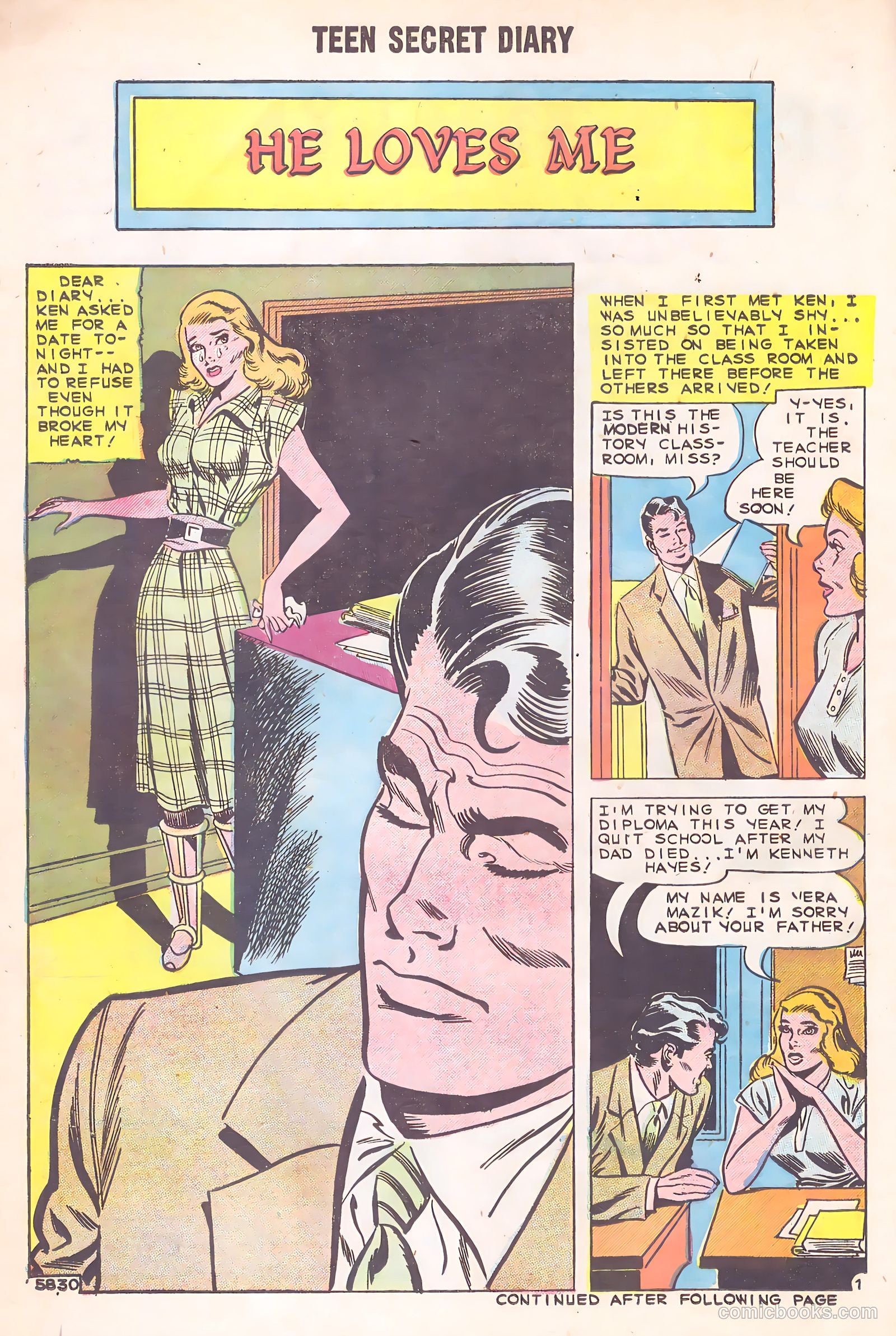 Teen Secret Diary #3 (1960) — page 14 of 36