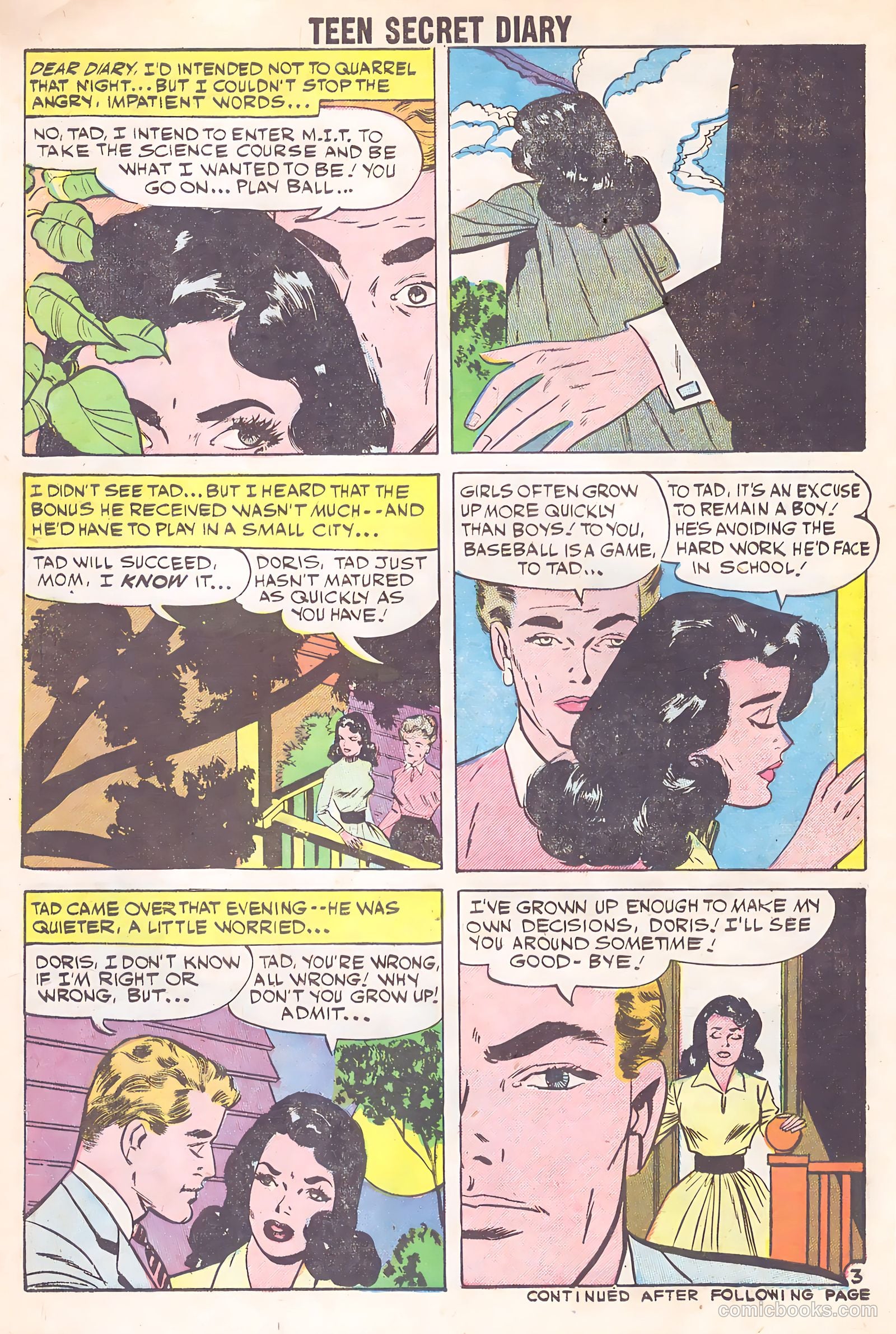 Teen Secret Diary #3 (1960) — page 30 of 36