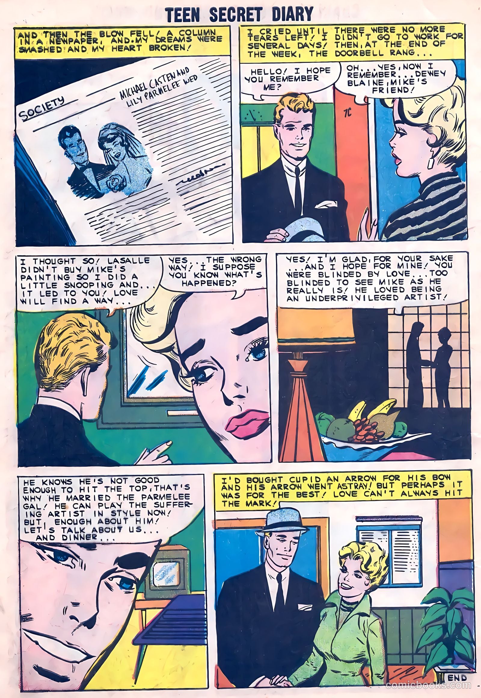 Teen Secret Diary #8 (1960) — page 8 of 36