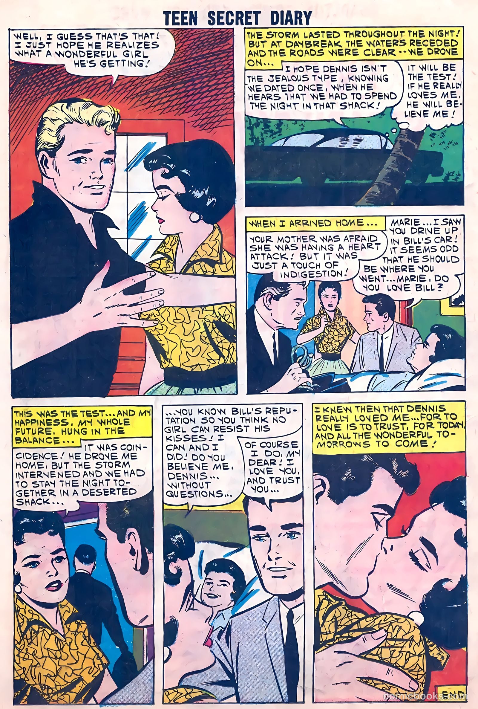 Teen Secret Diary #8 (1960) — page 16 of 36