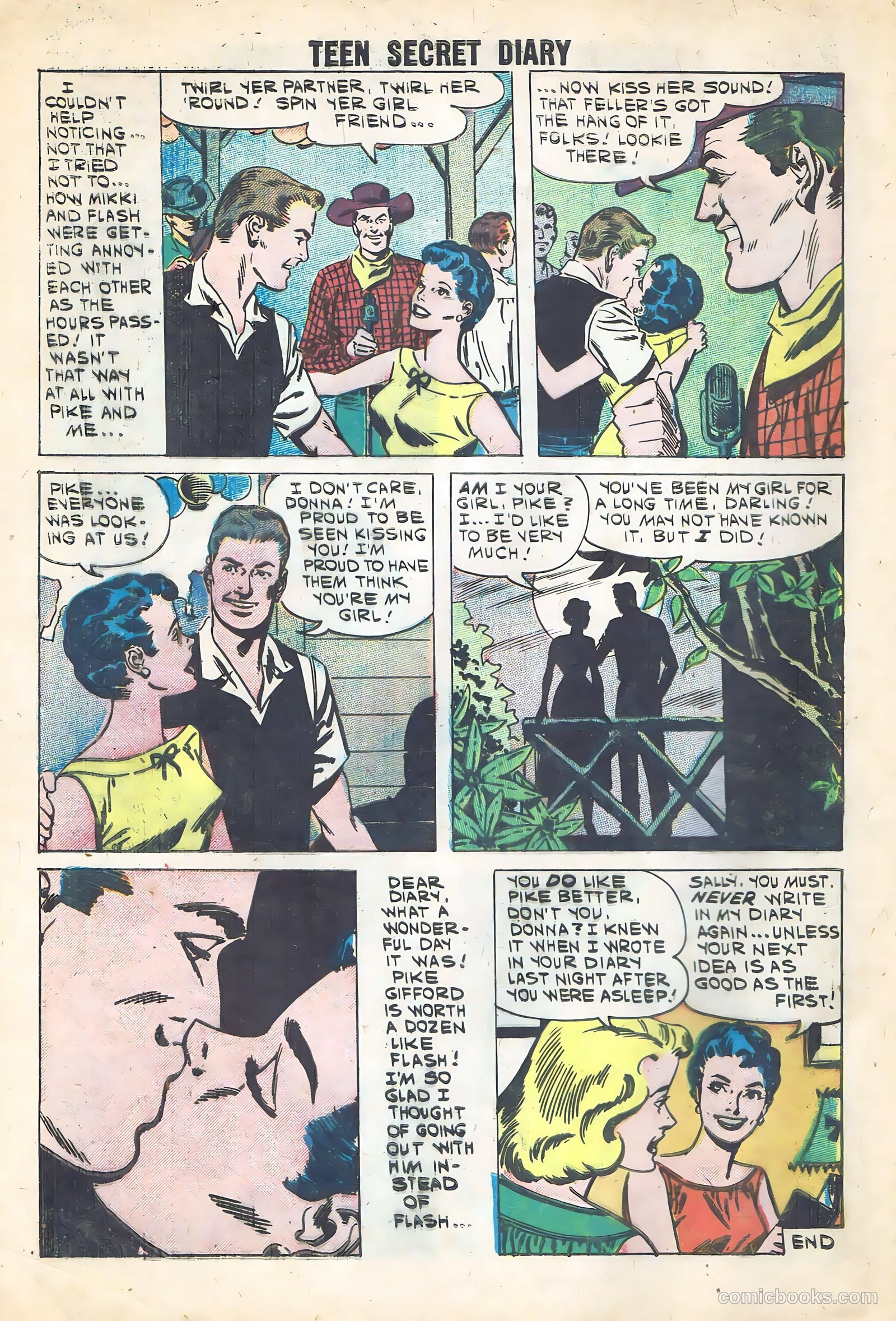 Teen Secret Diary #9 (1961) — page 8 of 36