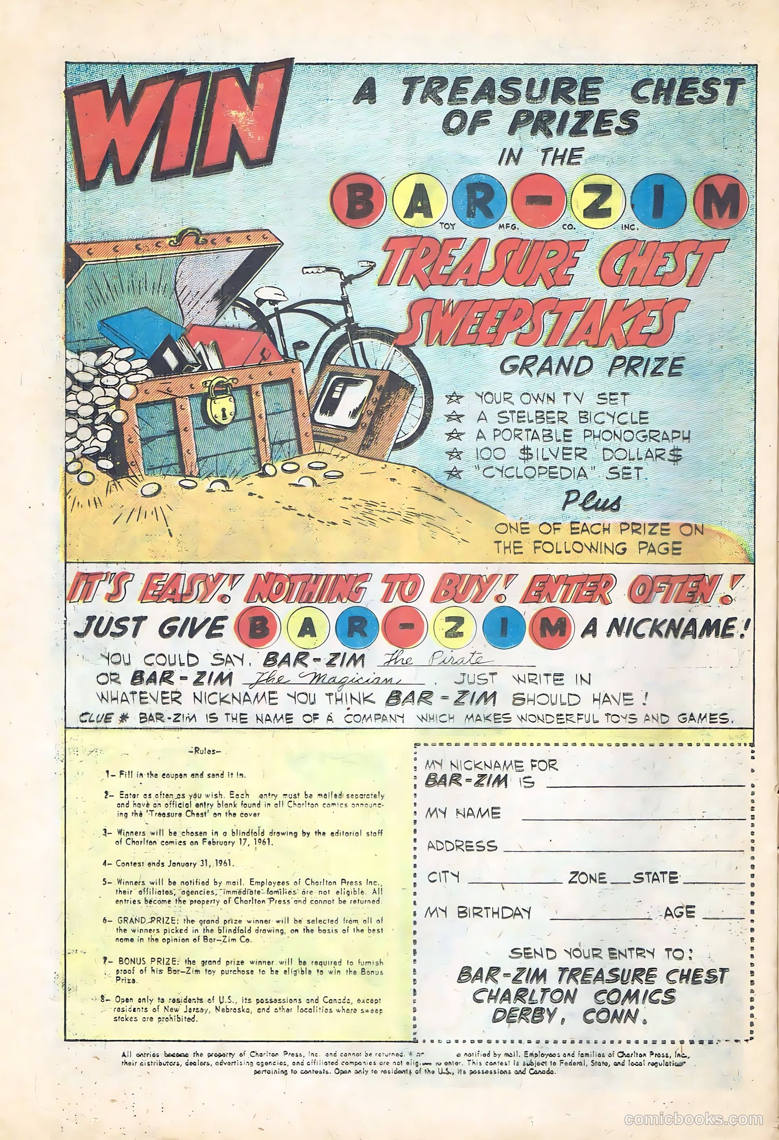 Teen Secret Diary #9 (1961) — page 12 of 36