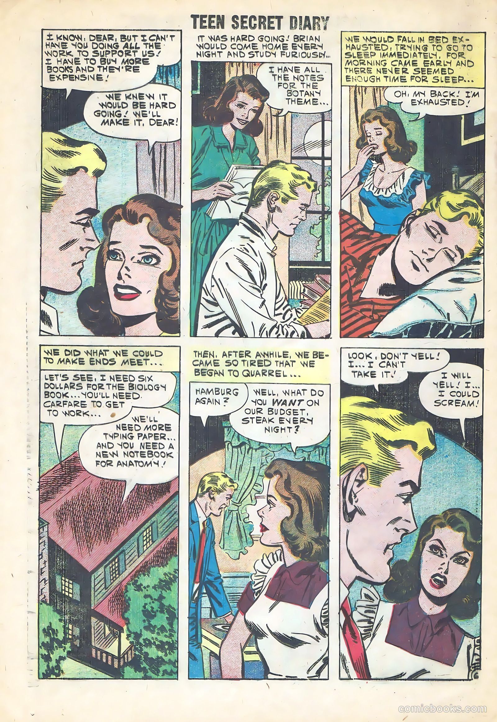 Teen Secret Diary #9 (1961) — page 20 of 36