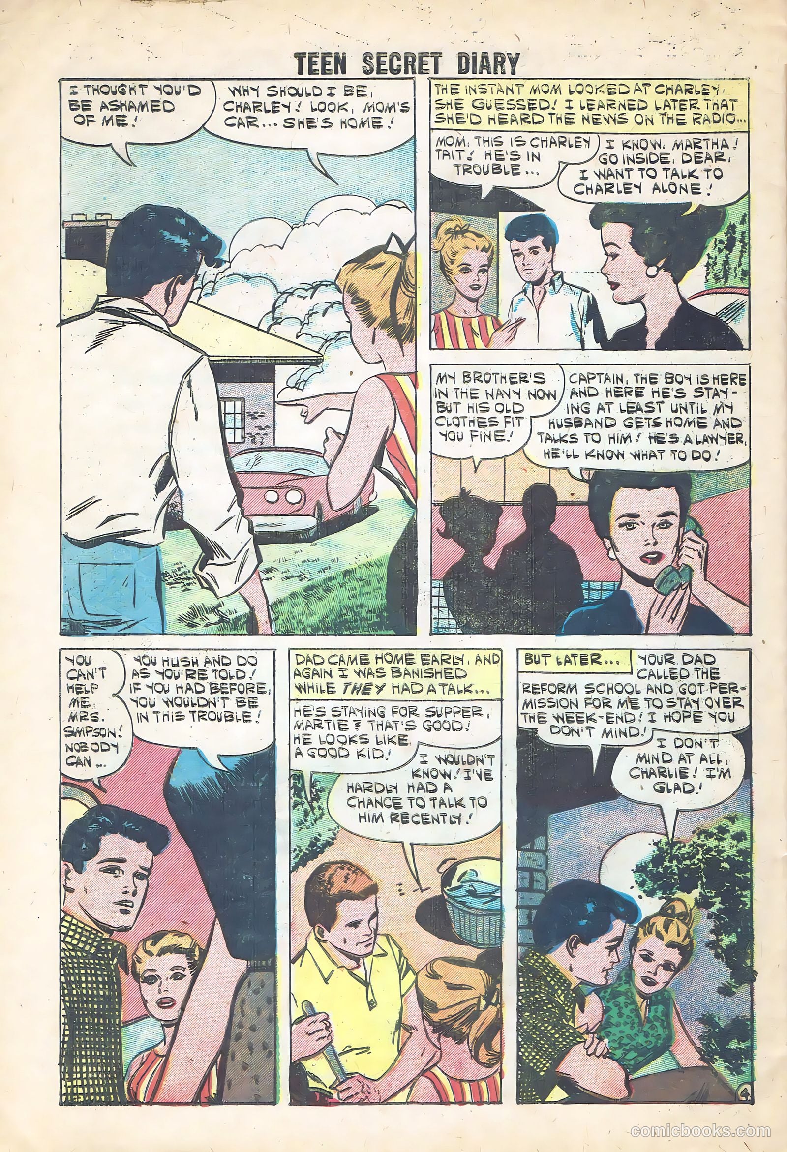 Teen Secret Diary #9 (1961) — page 32 of 36