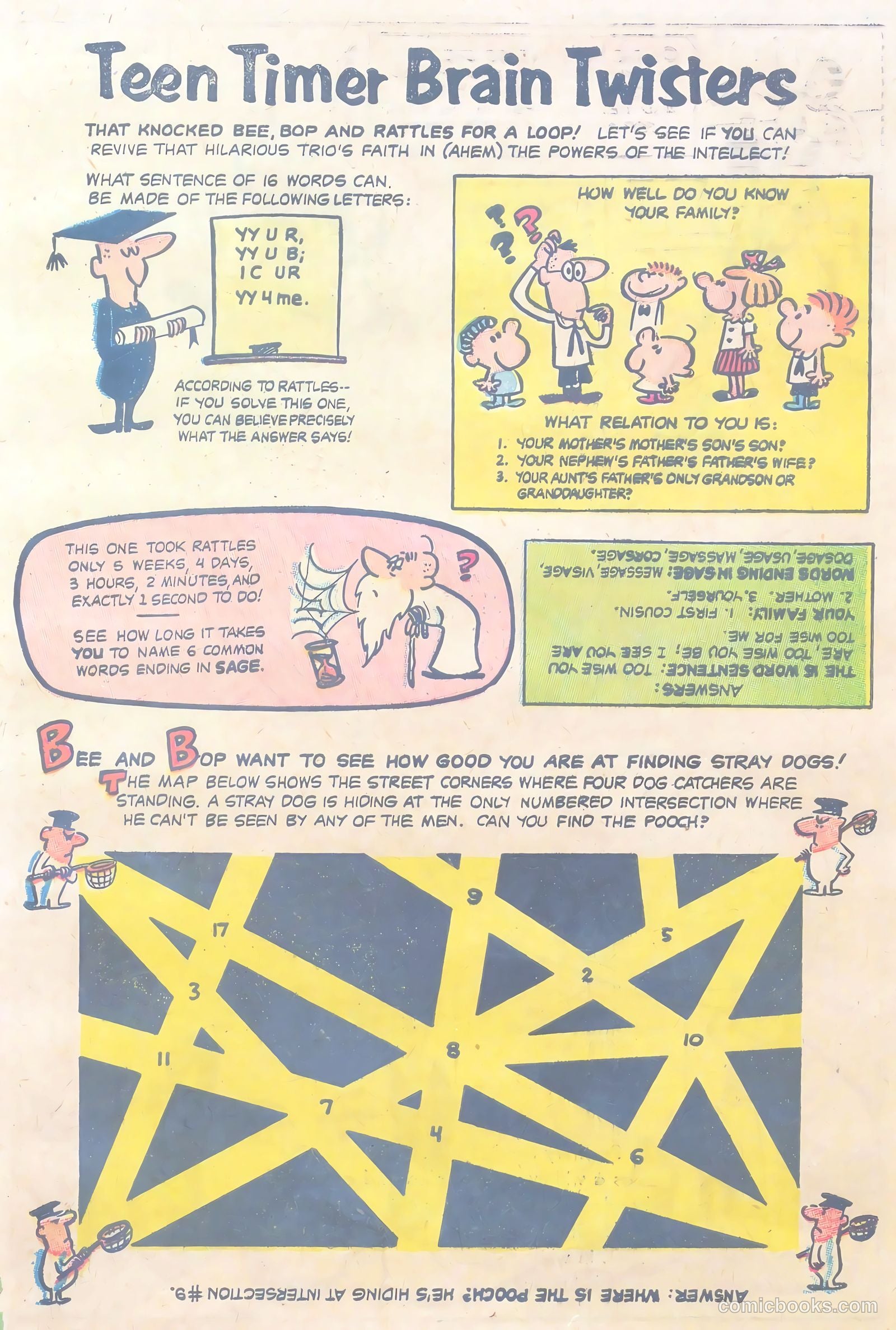 Teen Timers #3 (1957) — page 15 of 16