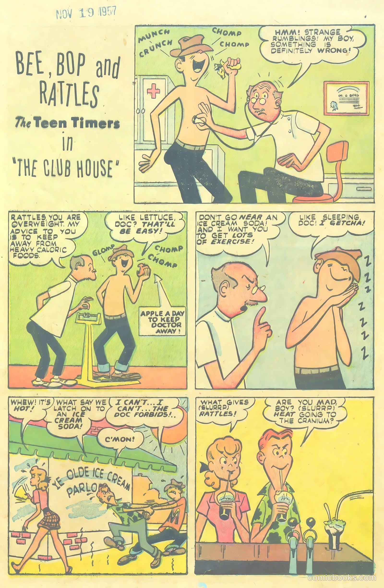 Teen Timers #4 (1957) — page 3 of 16
