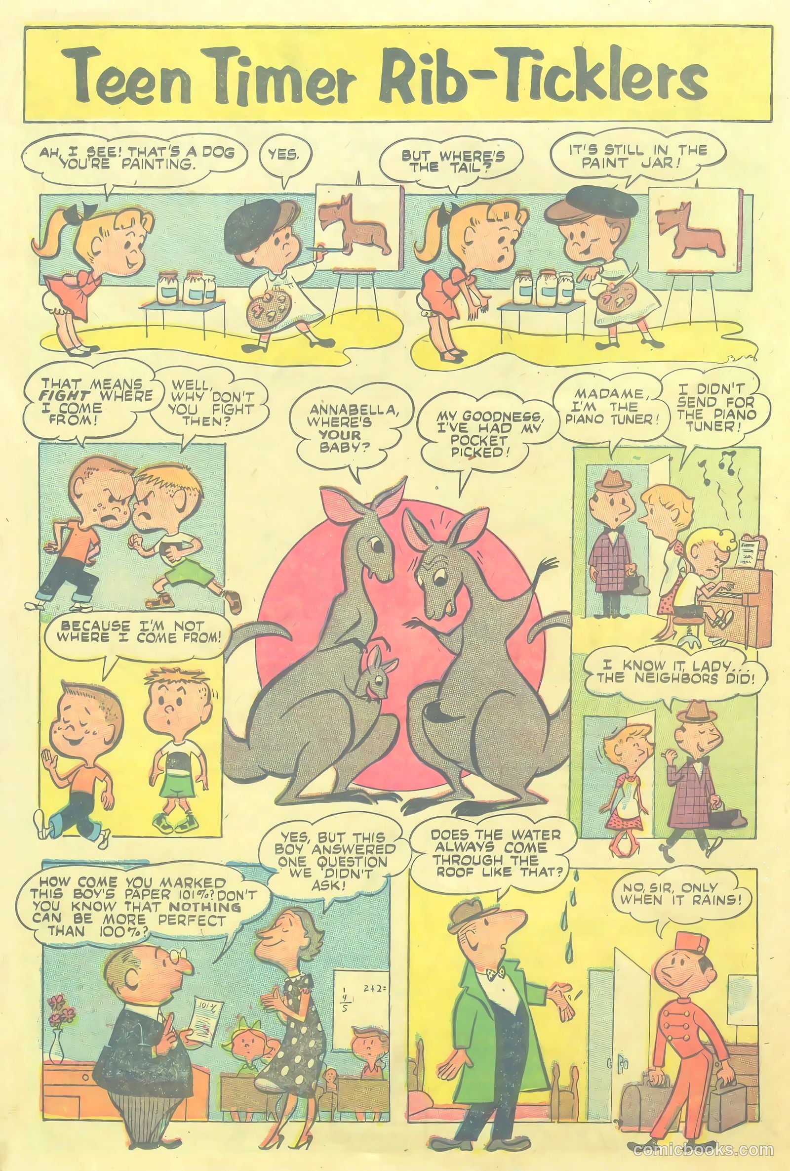 Teen Timers #4 (1957) — page 8 of 16