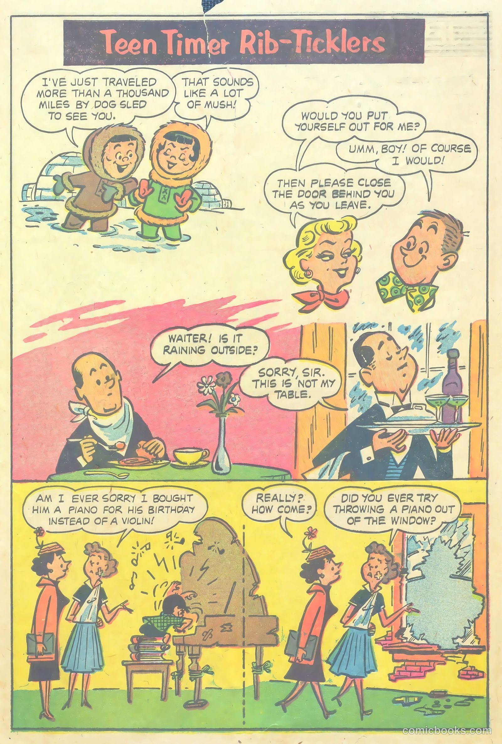 Teen Timers #4 (1957) — page 15 of 16