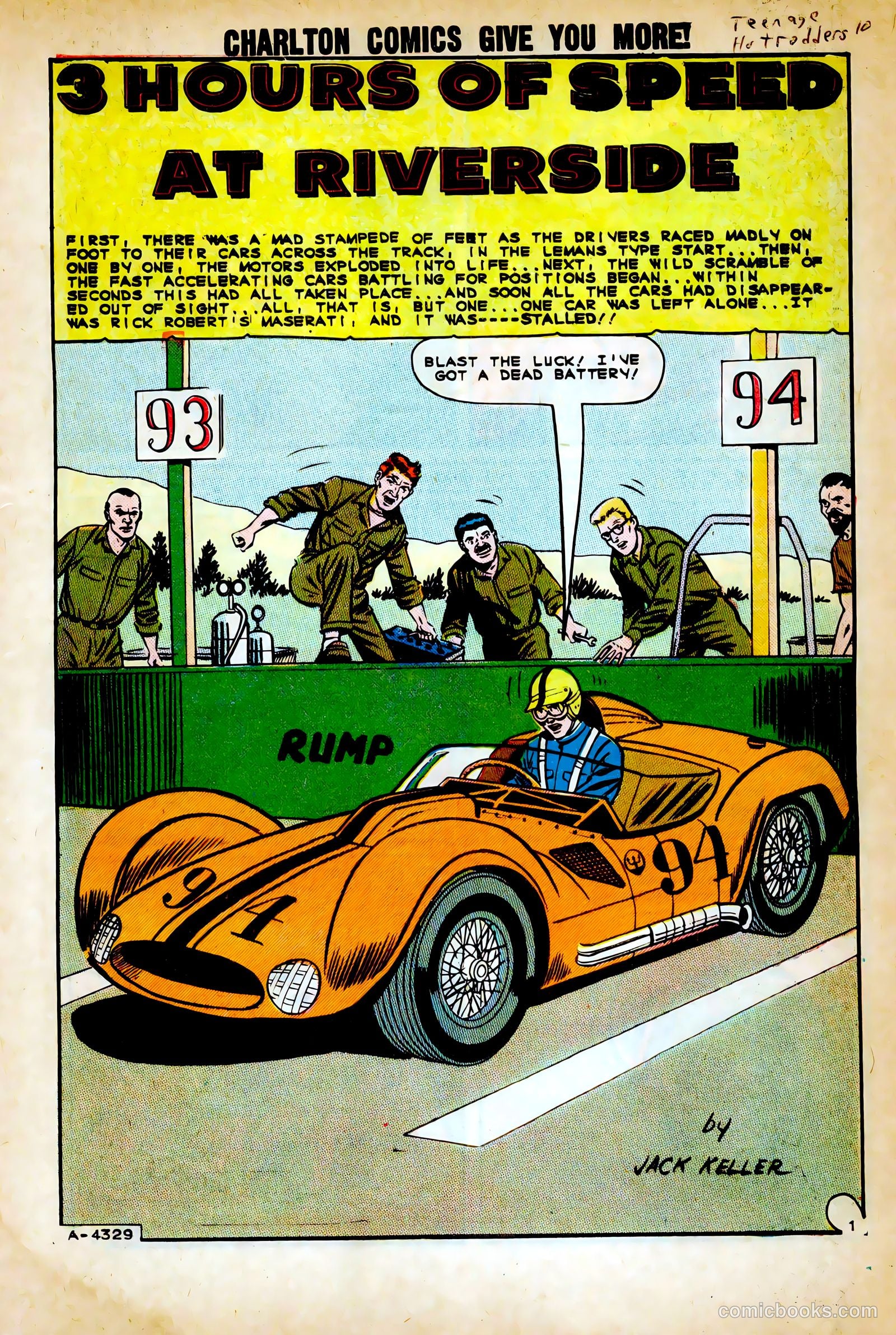 Teenage Hotrodders #10 (1964) — page 3 of 36