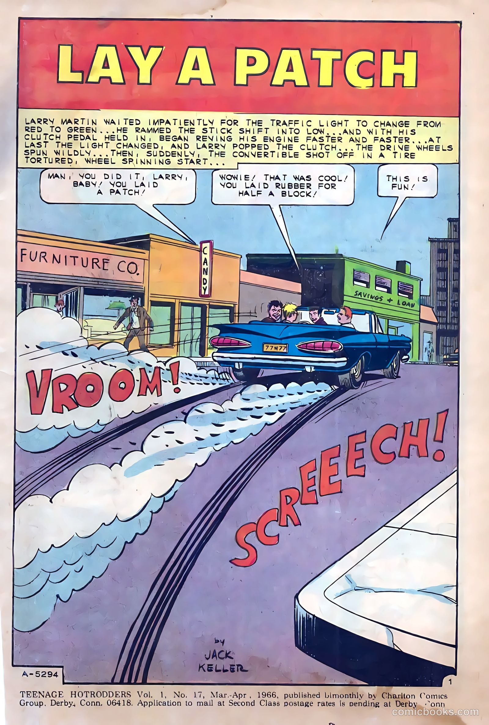 Teenage Hotrodders #17 (1966) — page 3 of 36