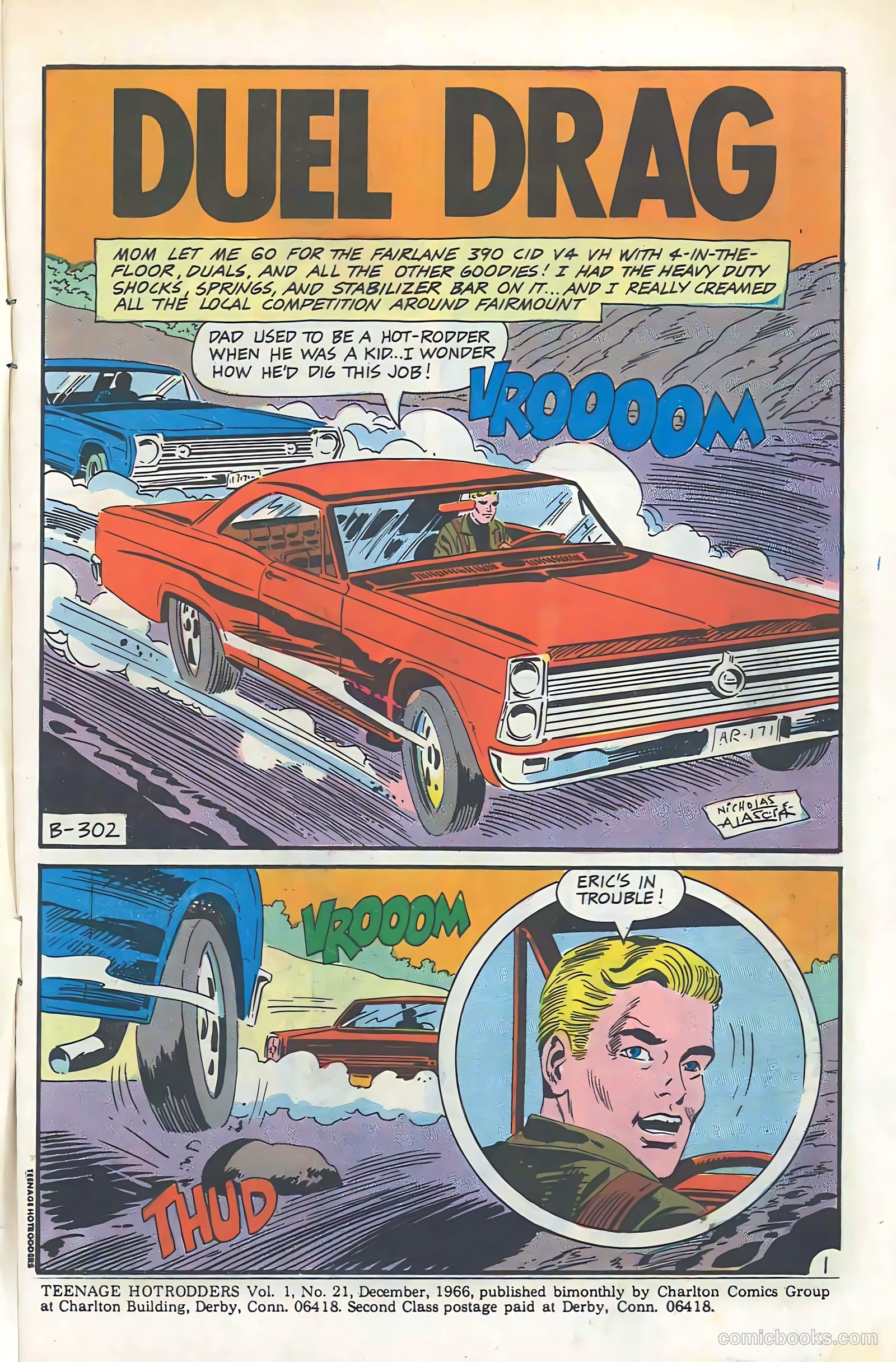 Teenage Hotrodders #21 (1966) — page 3 of 36