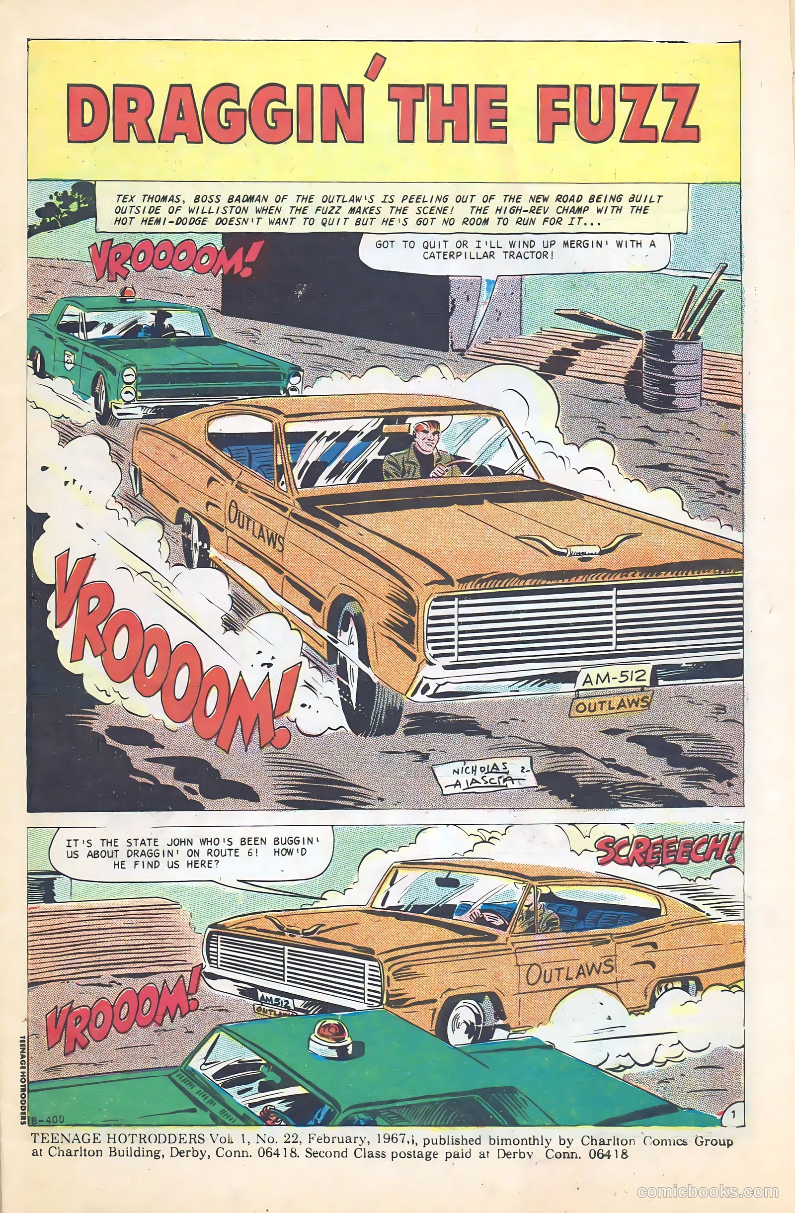 Teenage Hotrodders #22 (1967) — page 3 of 36