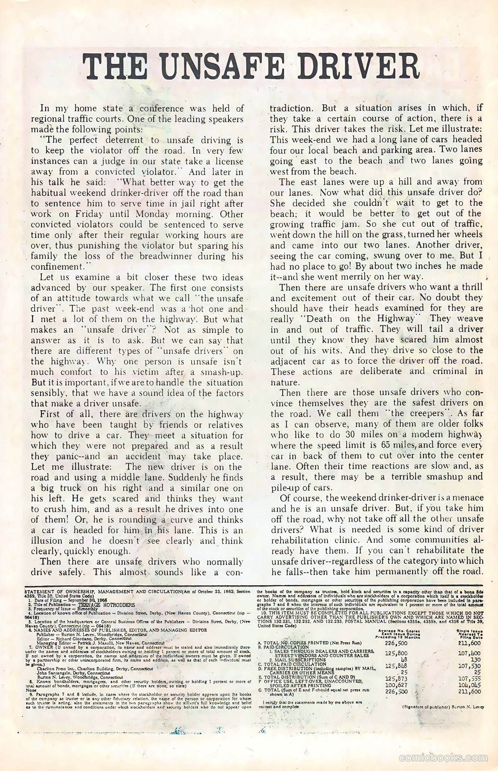 Teenage Hotrodders #23 (1967) — page 13 of 36