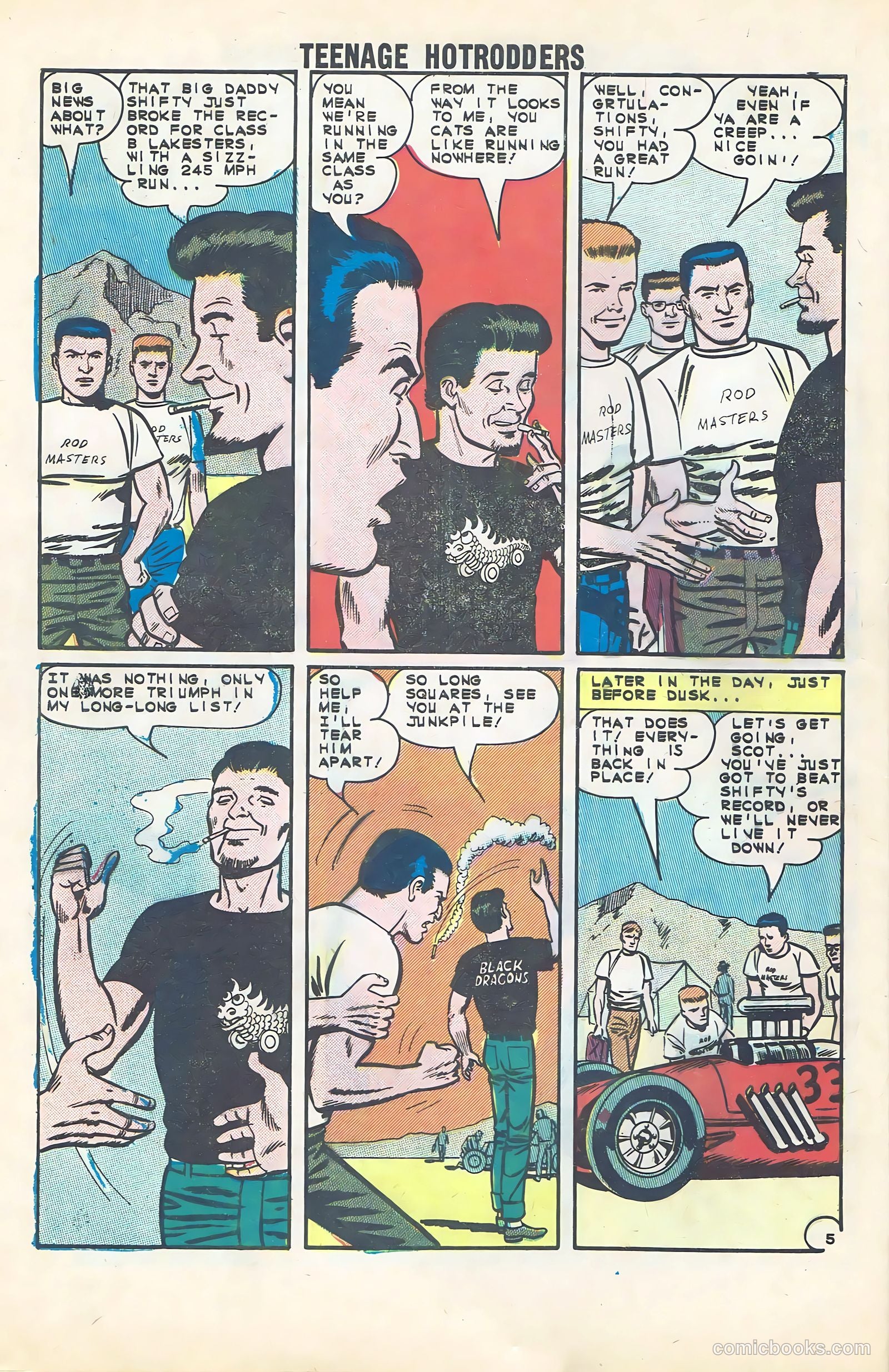 Teenage Hotrodders #3 (1963) — page 8 of 36