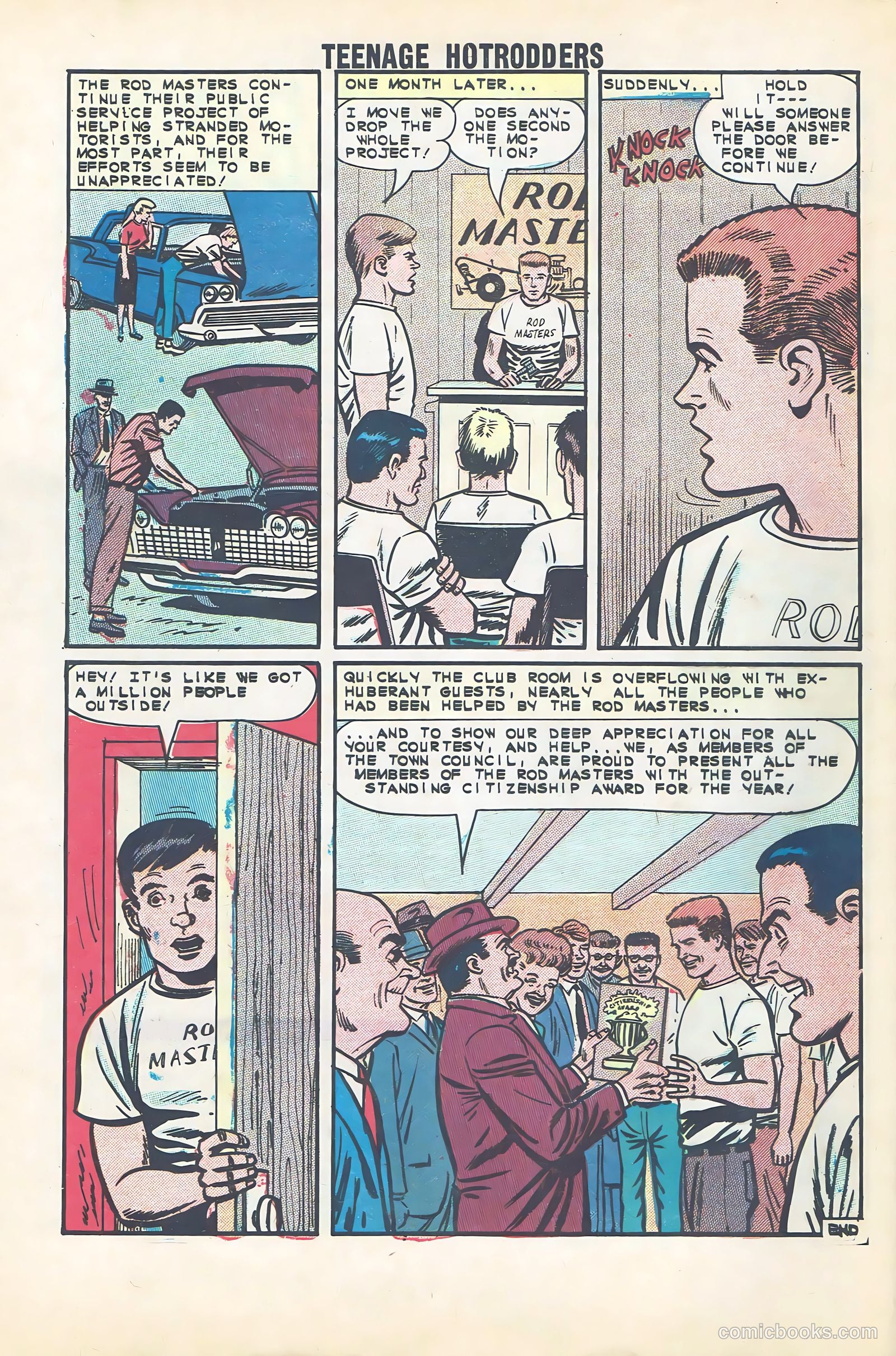 Teenage Hotrodders #3 (1963) — page 32 of 36