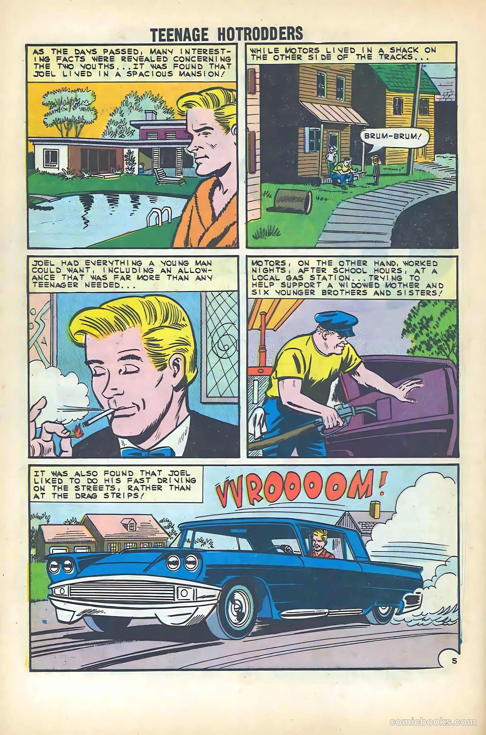 Teenage Hotrodders #4 (1963) — page 16 of 36