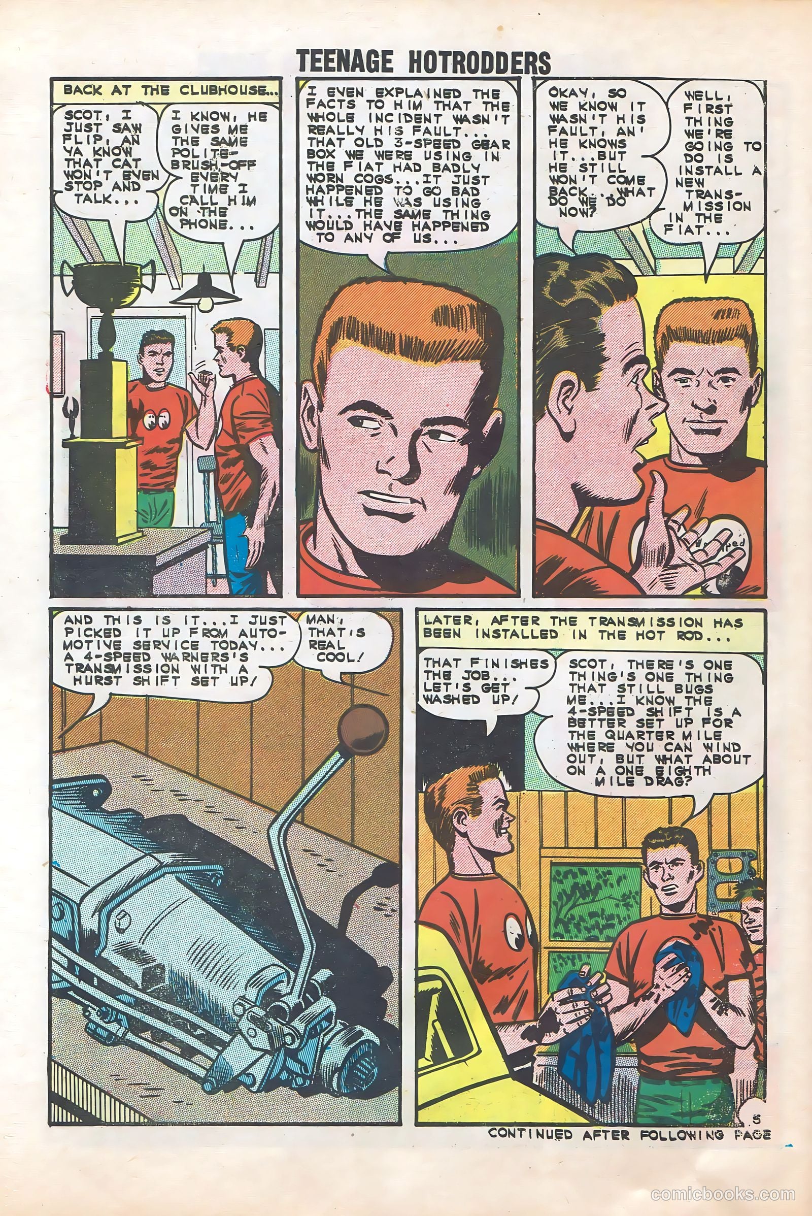 Teenage Hotrodders #5 (1963) — page 30 of 36