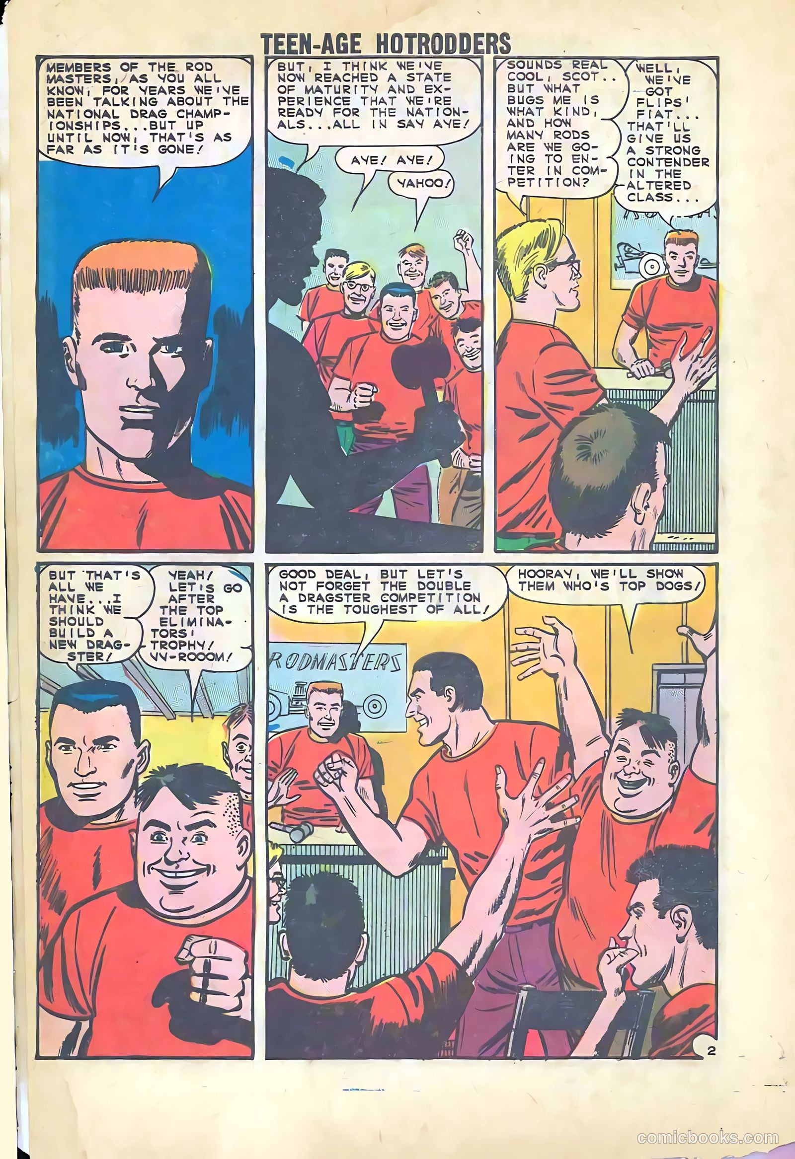 Teenage Hotrodders #6 (1961) — page 4 of 36