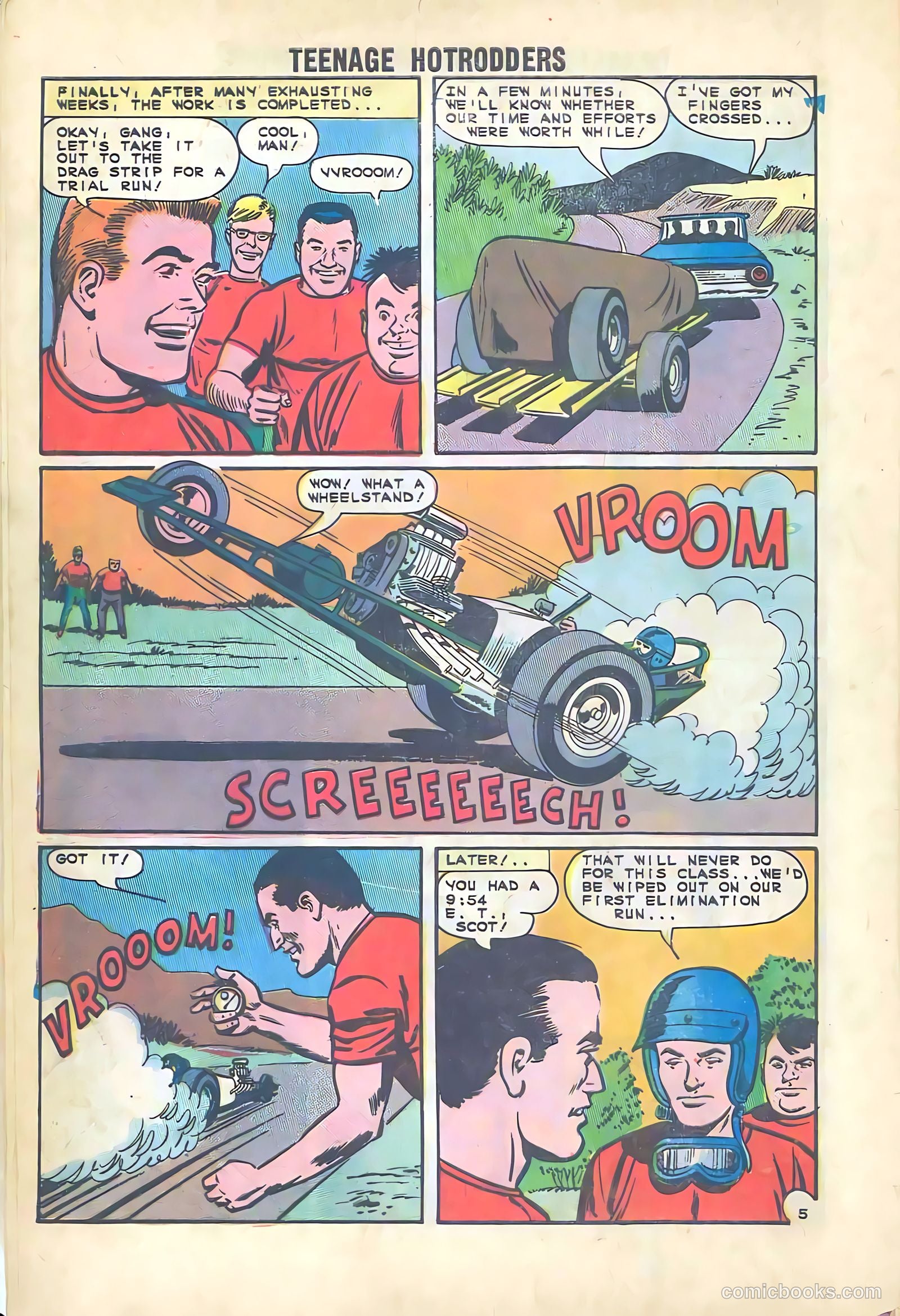 Teenage Hotrodders #6 (1961) — page 8 of 36