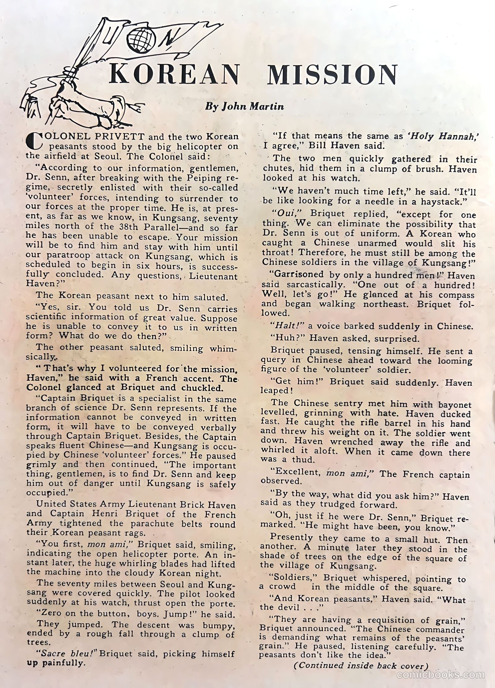 Battle Stories #1 (1952) — page 2 of 35