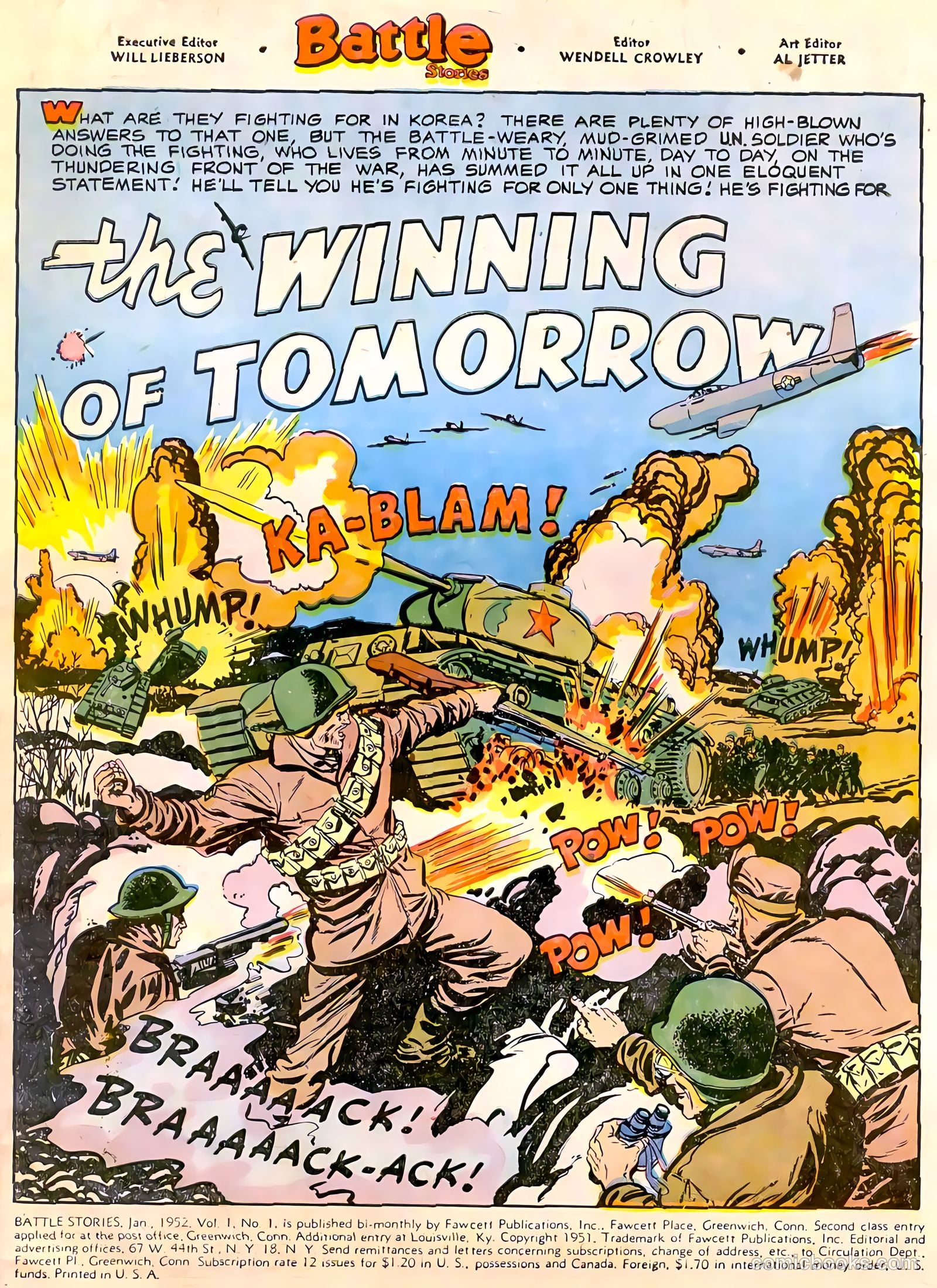 Battle Stories #1 (1952) — page 3 of 35